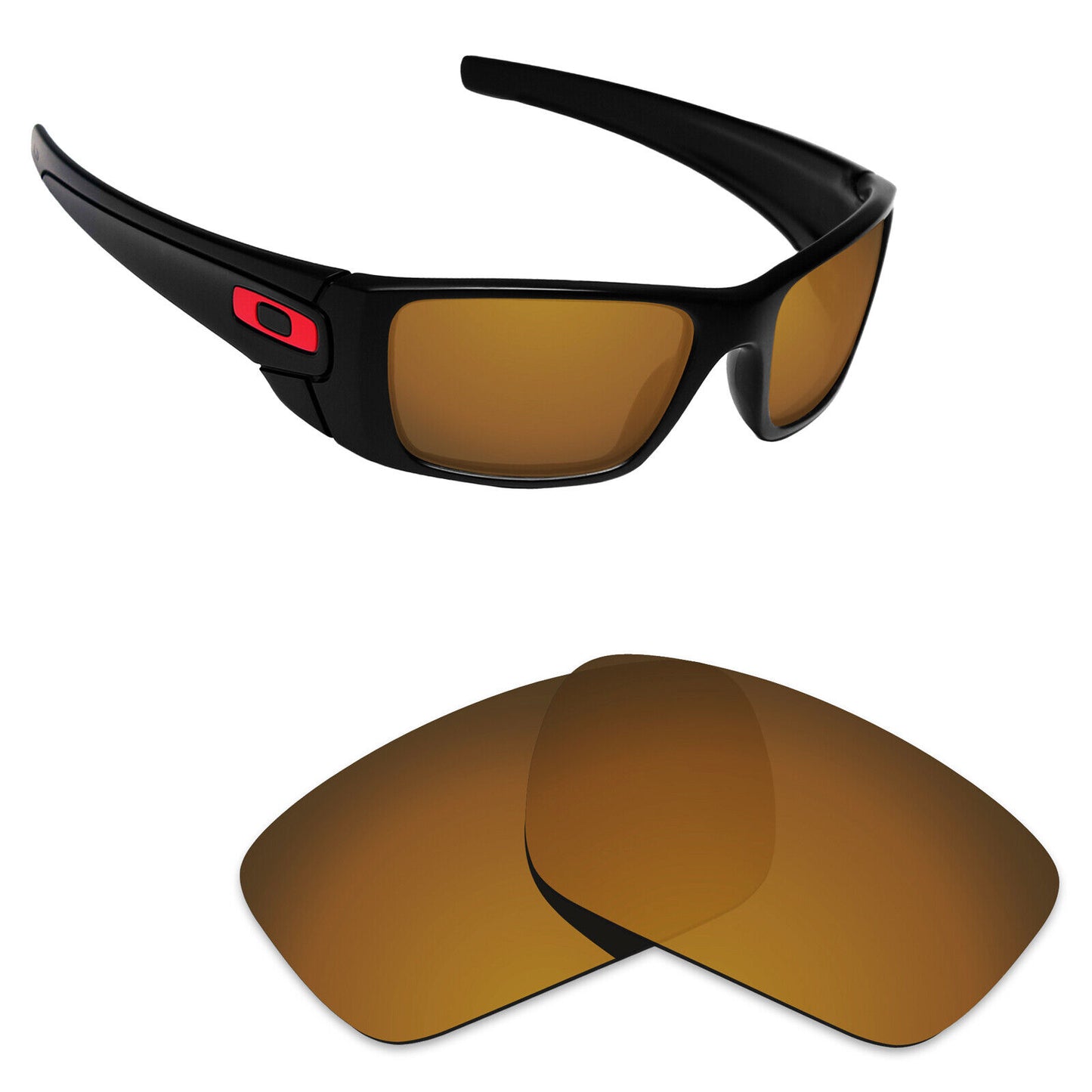 Hawkry Polarized Replacement Lenses for-Oakley Fuel Cell OO9096 - Options