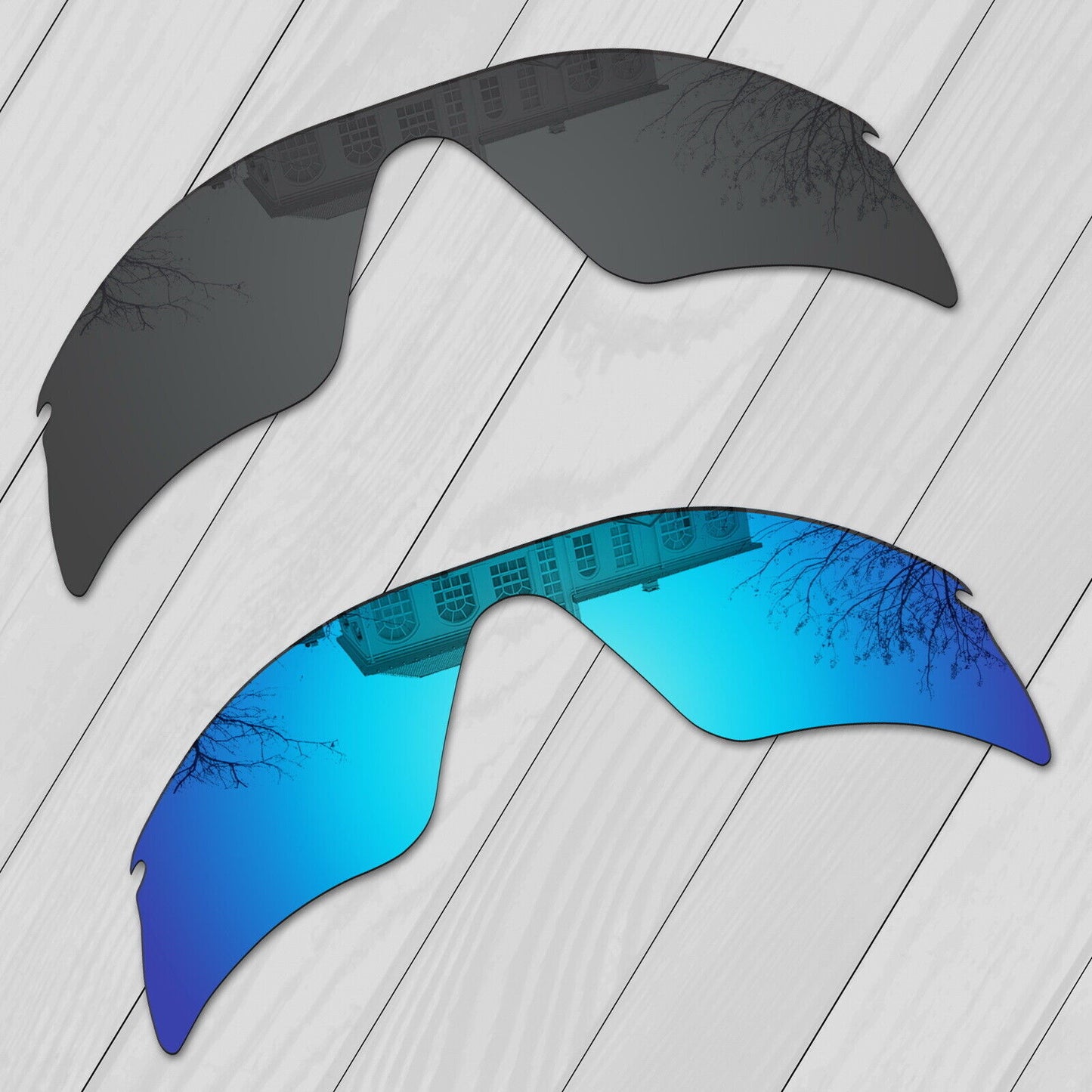 POLARIZED Replacement Lot Lenses For-Oakley Radar Range Sunglasses Anti-Scratch