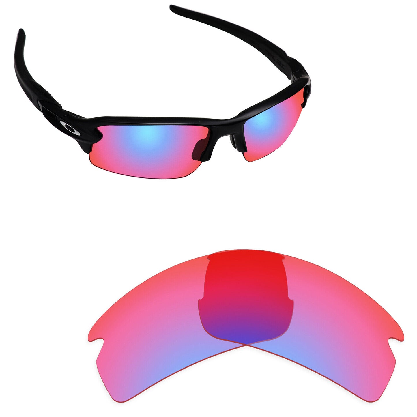 Hawkry Polarized Replacement Lens for-Oakley Flak 2.0 OO9295 Sunglass - Multiple