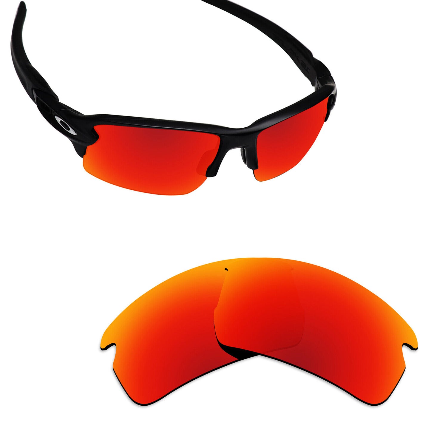 Hawkry Polarized Replacement Lens for-Oakley Flak 2.0 Asian Fit (AF)OO9271-opt