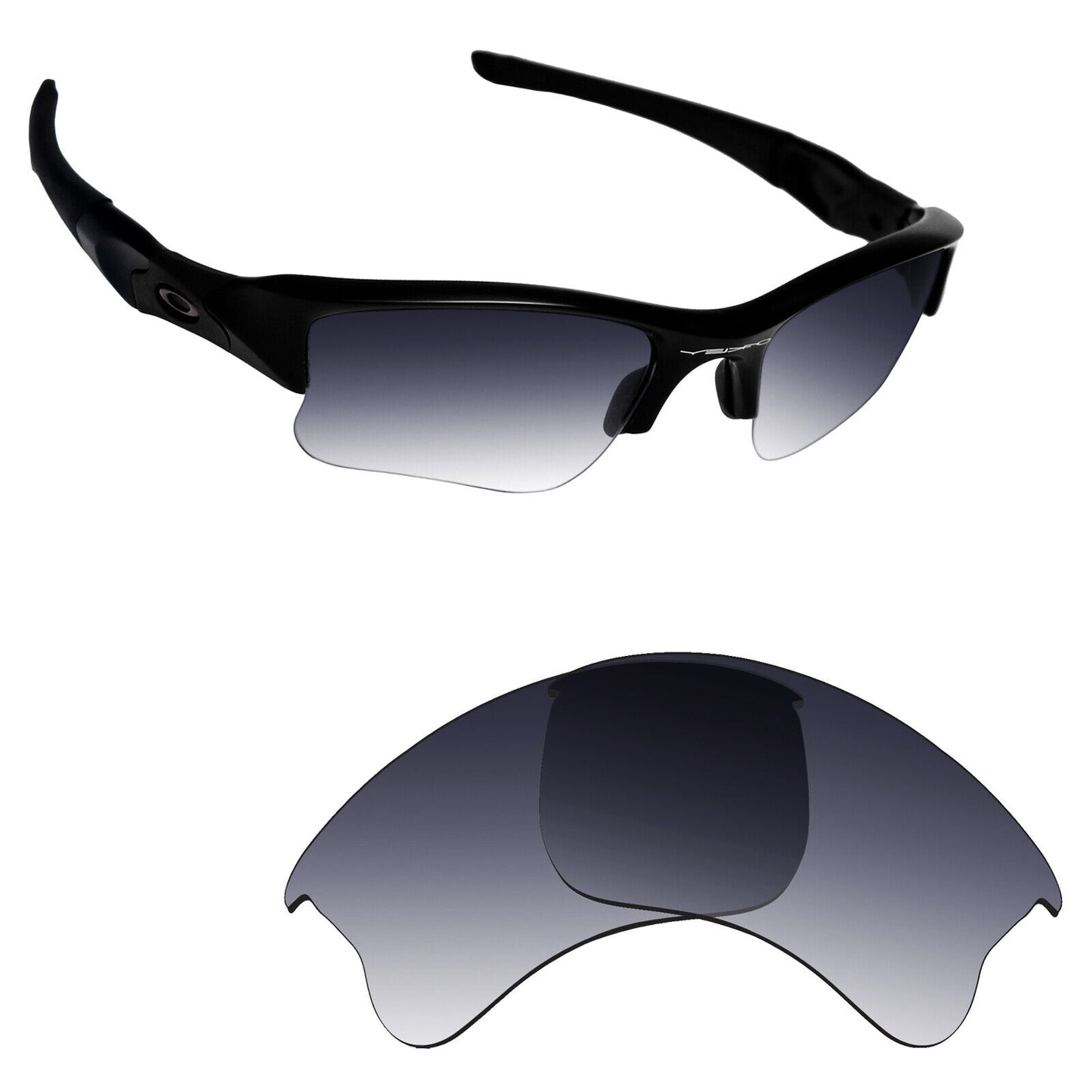 Hawkry Polarized Replacement Lens for-Oakley Flak Jacket XLJ Sunglass - Options