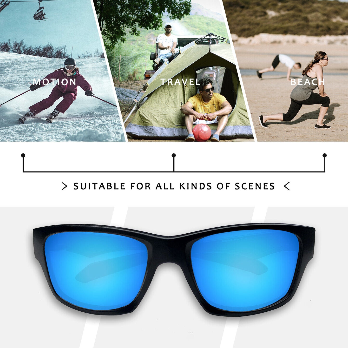 POLARIZED+ Replacement Lens For-Oakley Elmont M Sunglass Anti-Scratch
