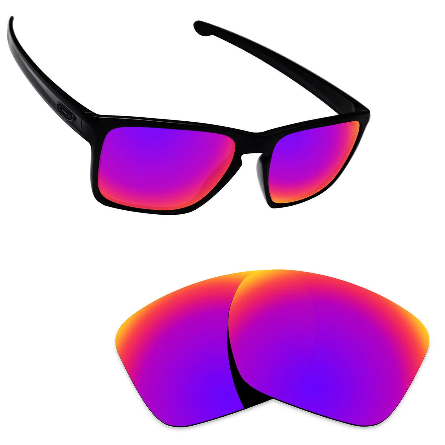 Hawkry Polarized Replacement Lens for-Oakley Sliver XL OO9341 Sunglass - Options