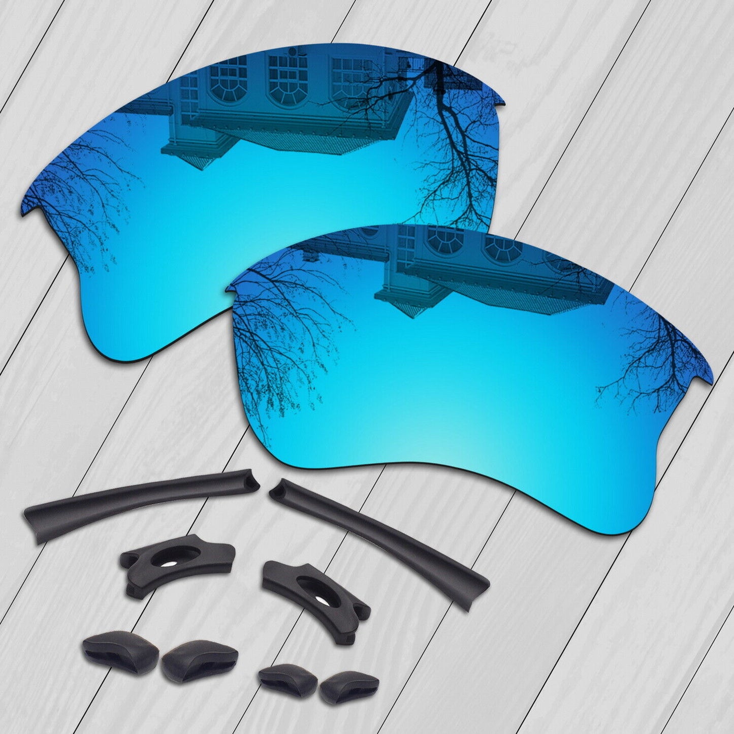 POLARIZED Replacement Lenses For-Oakley Flak Jacket XLJ & Kits Anti-Scratch Opt