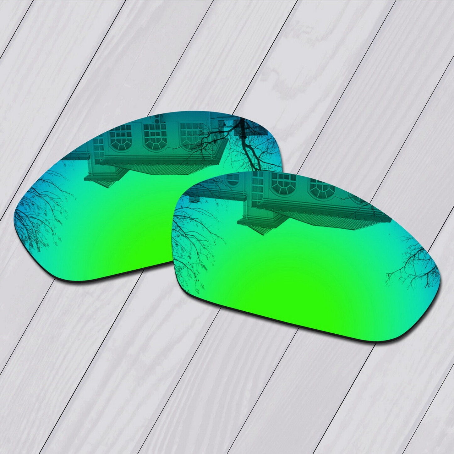 POLARIZED Replacement Lenses For-Oakley Straight Jacket 2007 Anti-Scratch Option