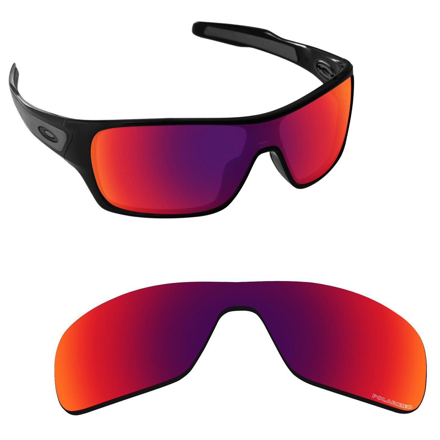 Hawkry Polarized Replacement Lenses for-Oakley Turbine Rotor OO9307 - Options