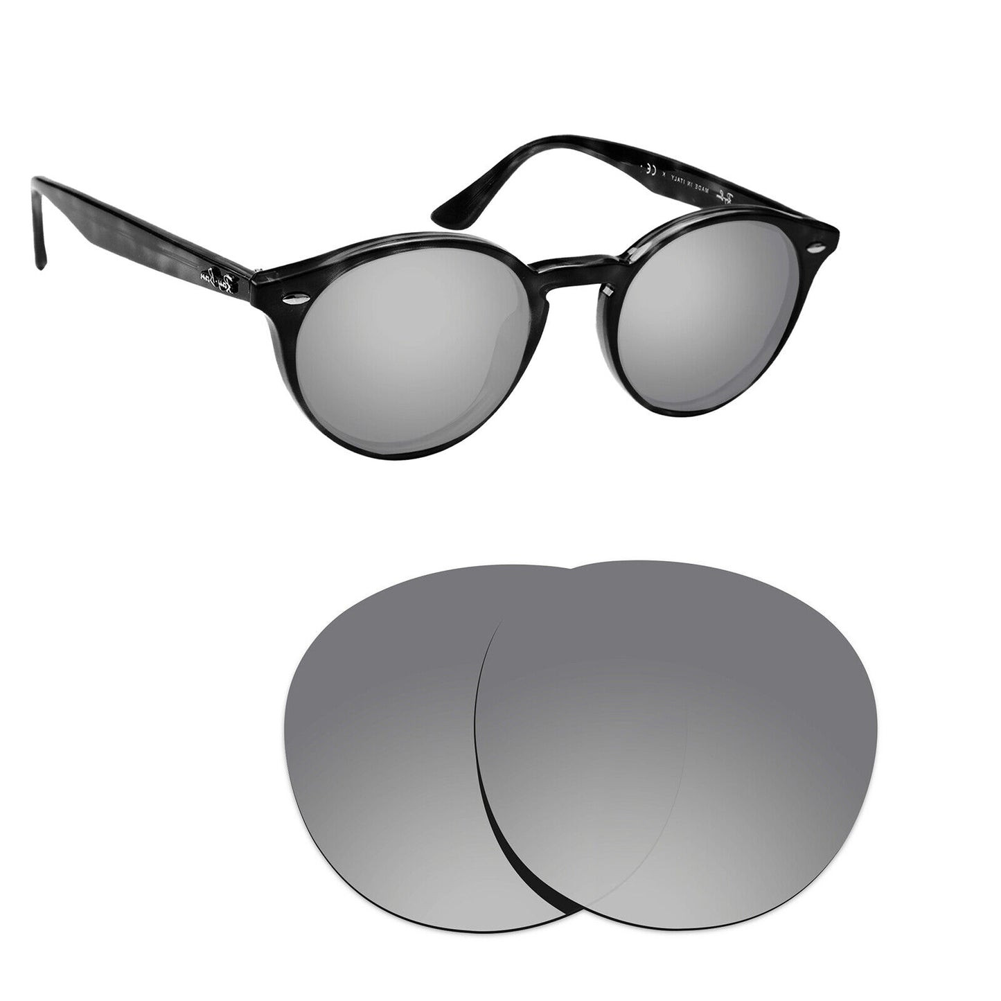 Hawkry Polarized Replacement Lenses for - RayBan-RB2180-49 Sunglass - Multiple