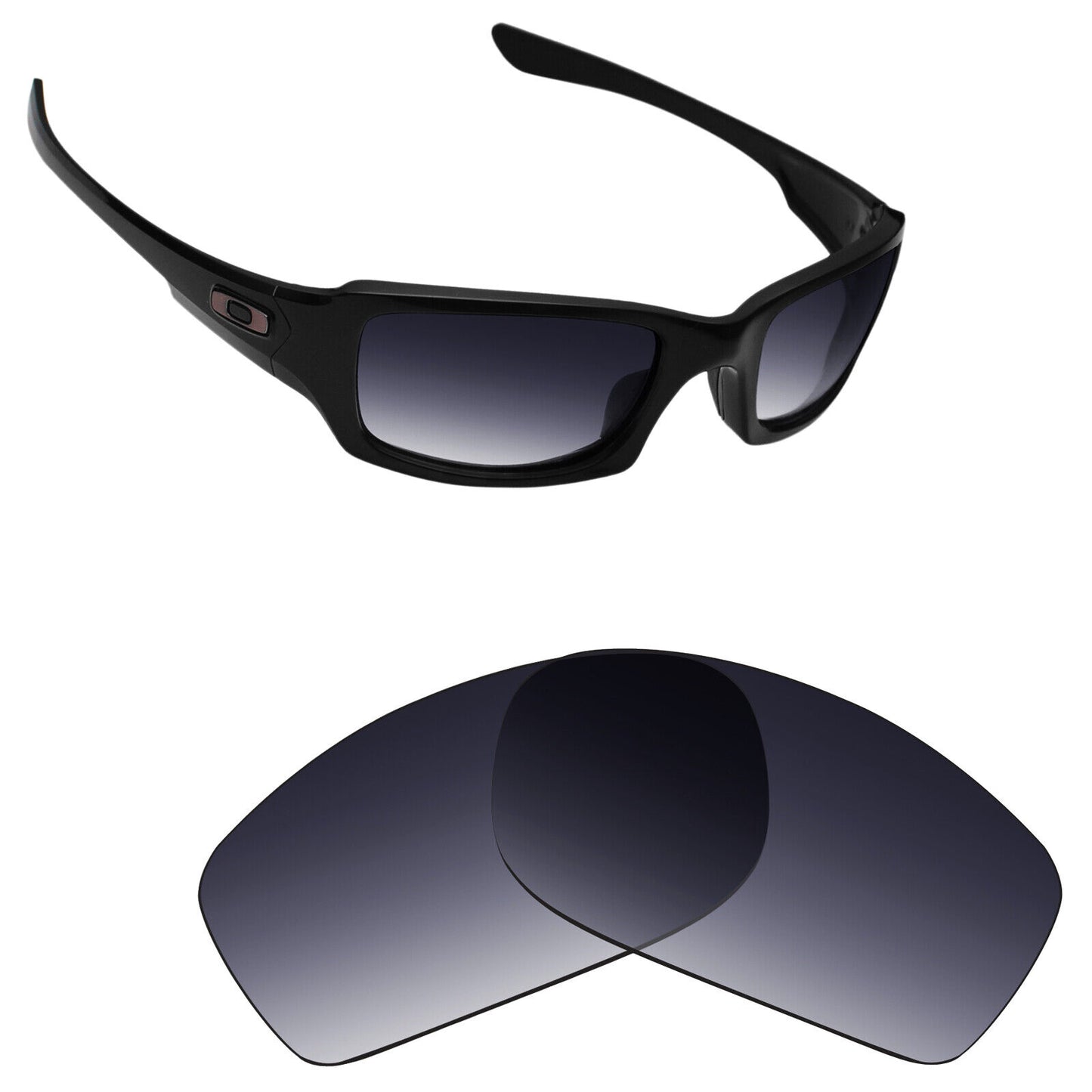 Hawkry Polarized Replacement Lenses for-Oakley Fives Squared Sunglass - Options