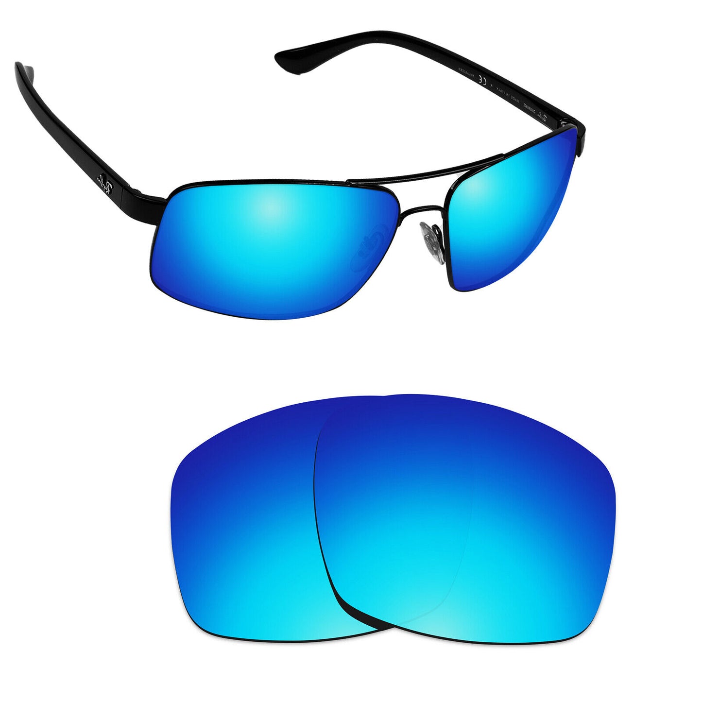 Hawkry Polarized Replacement Lenses for - RayBan-RB3604-62 Sunglass - Multiple