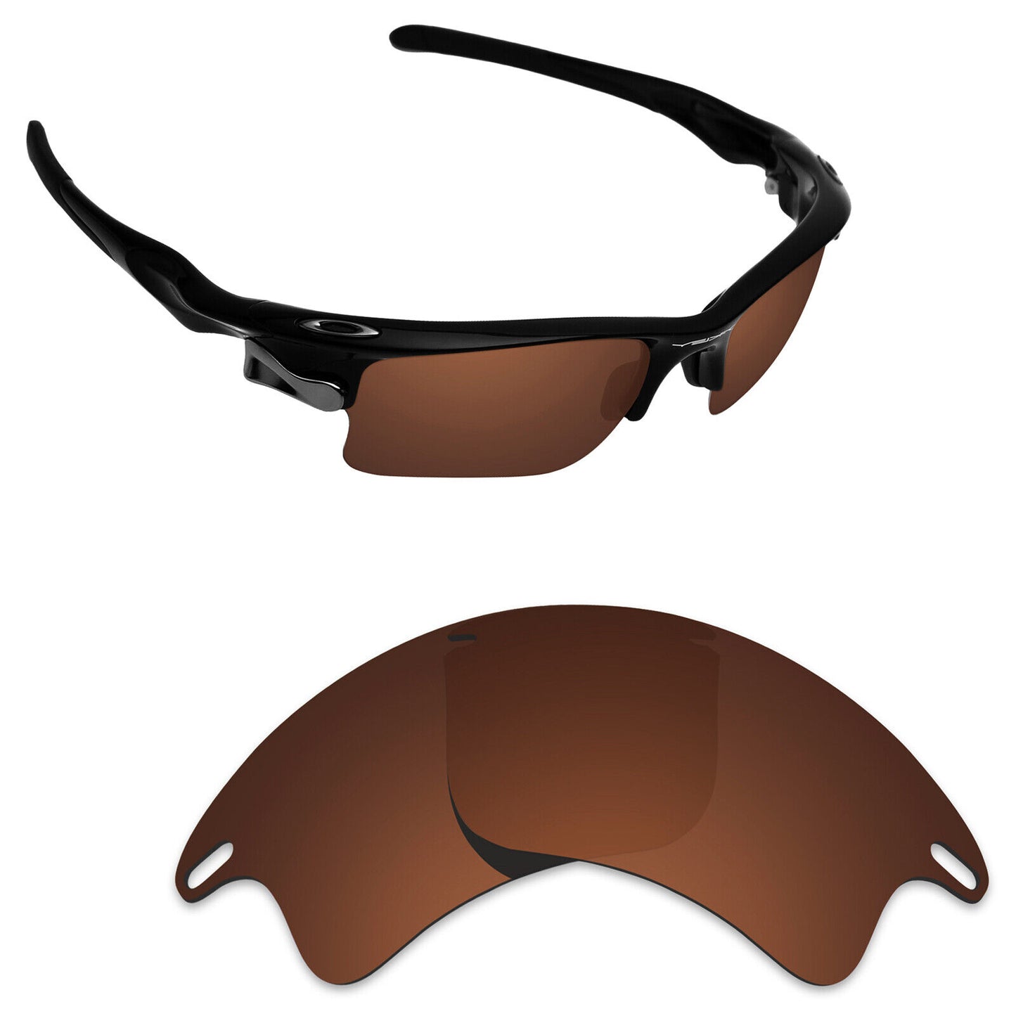 Hawkry Polarized Replacement Lens for-Oakley Fast Jacket XL OO9156 - Options