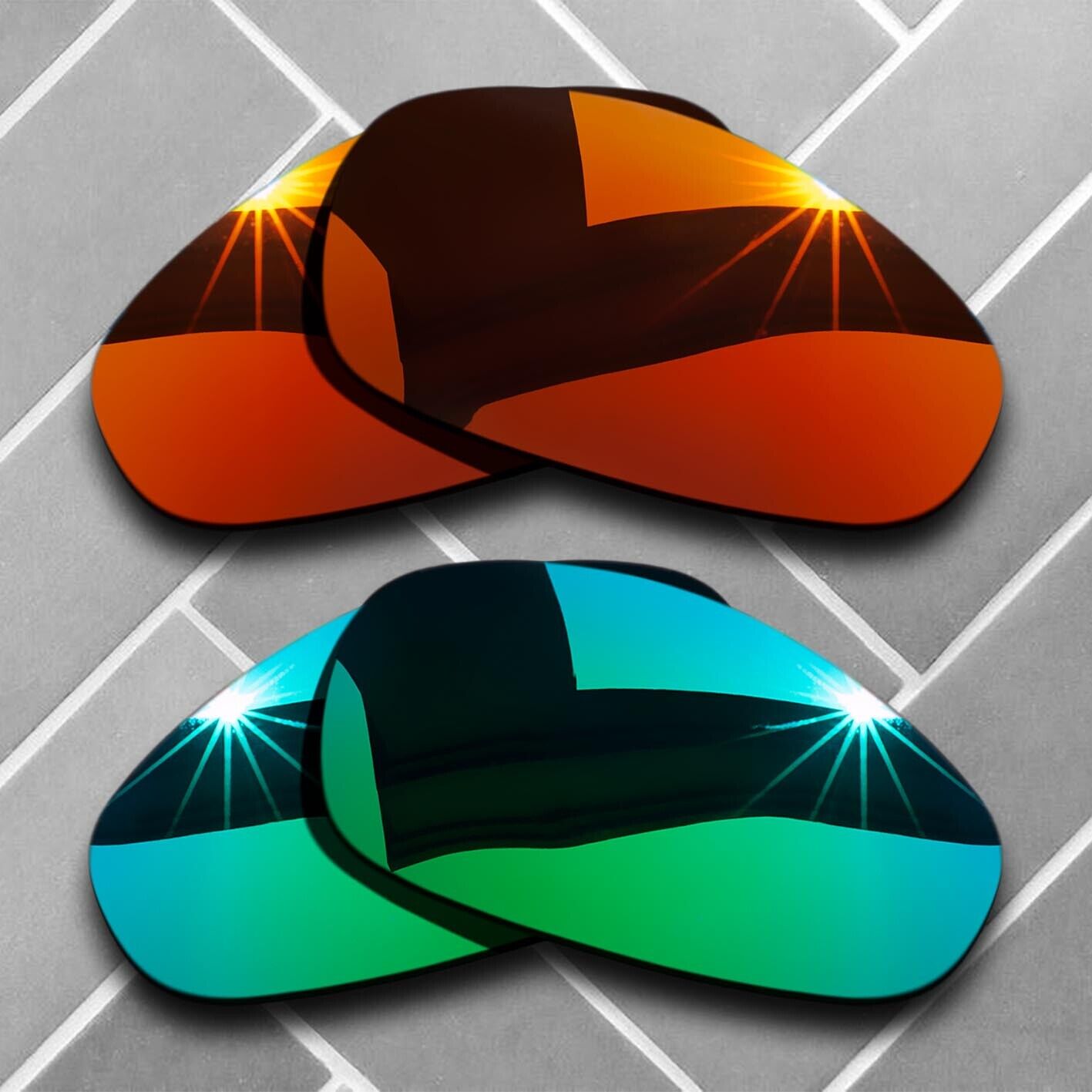 Replacement Rubber Kit Polarized Lenses for-Oakley Juliet Sunglass Choices US