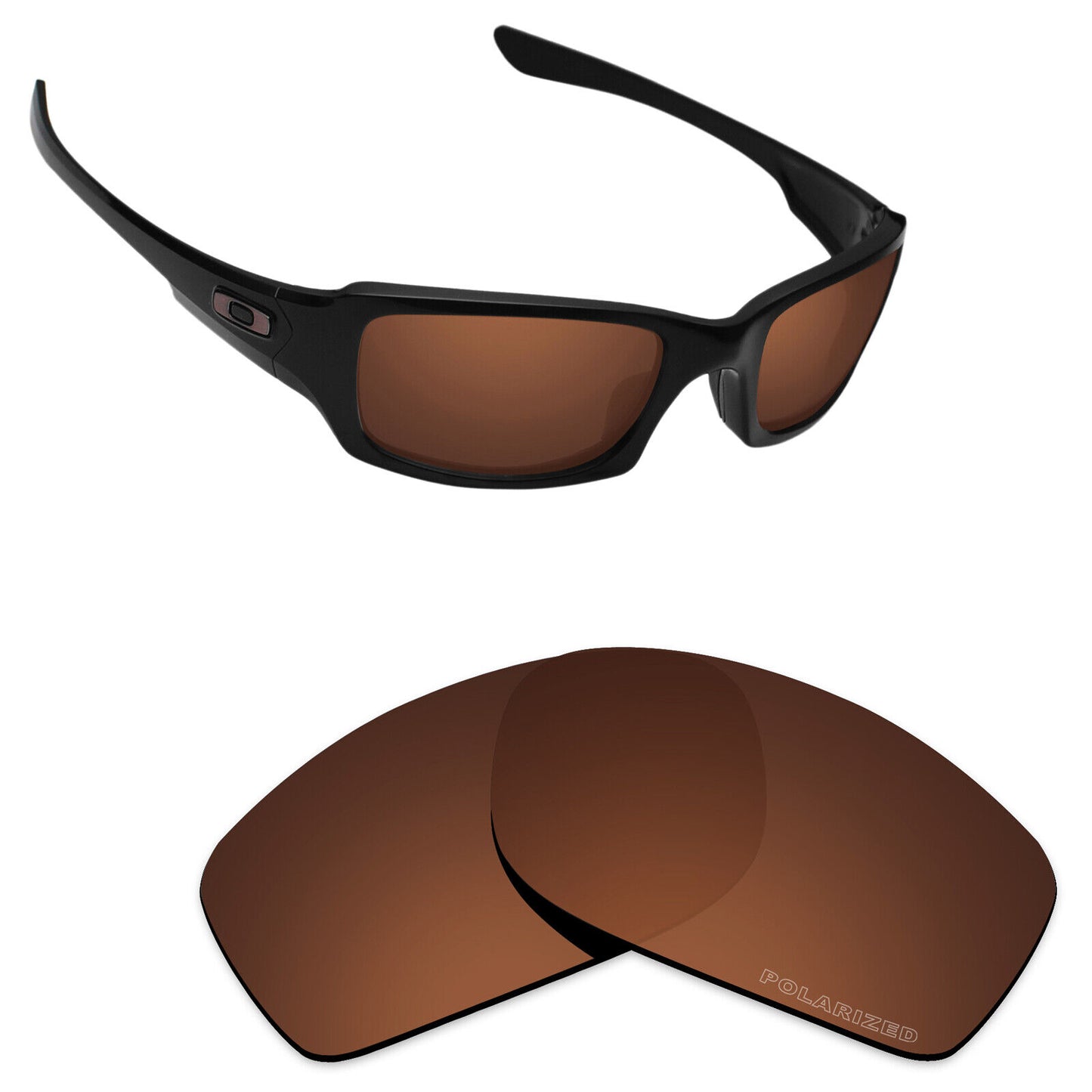 Hawkry Polarized Replacement Lenses for-Oakley Fives Squared Sunglass - Options