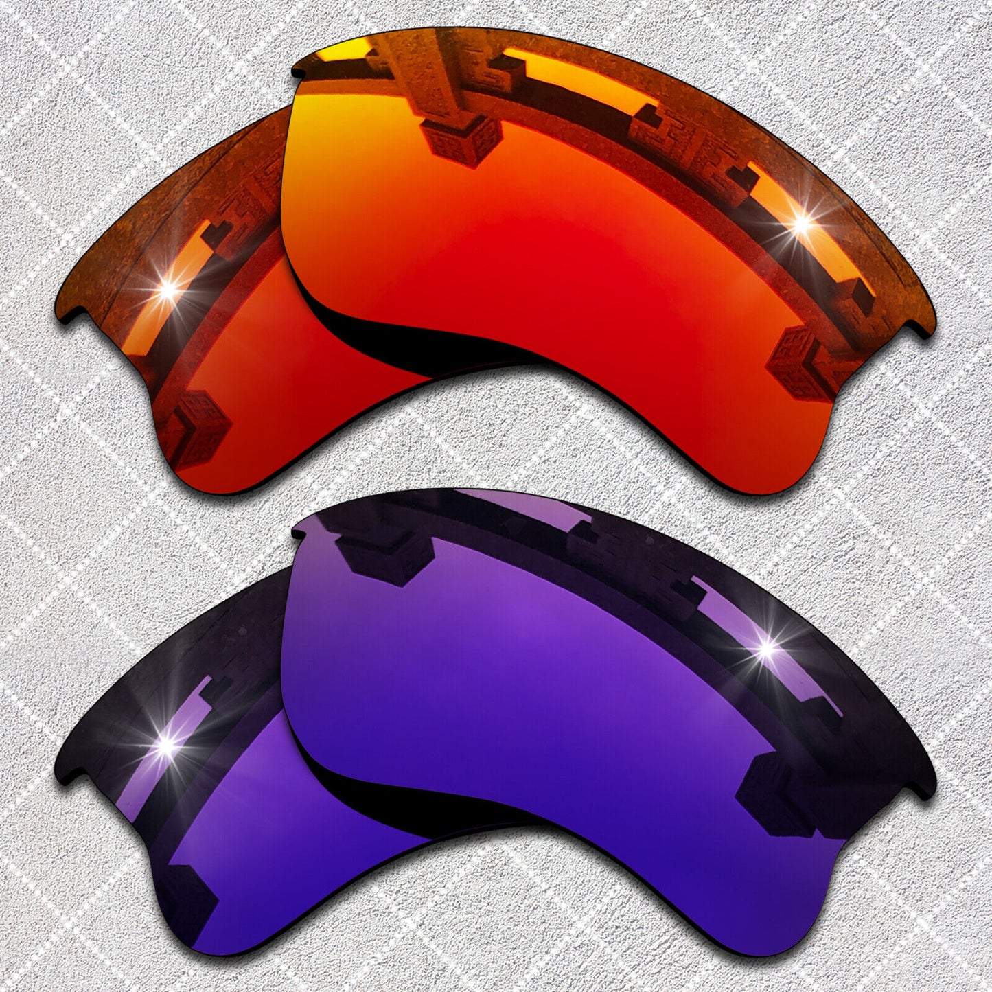 HeyRay Replacement Lenses for Flak Jacket XLJ Sunglasses Polarized -Opt