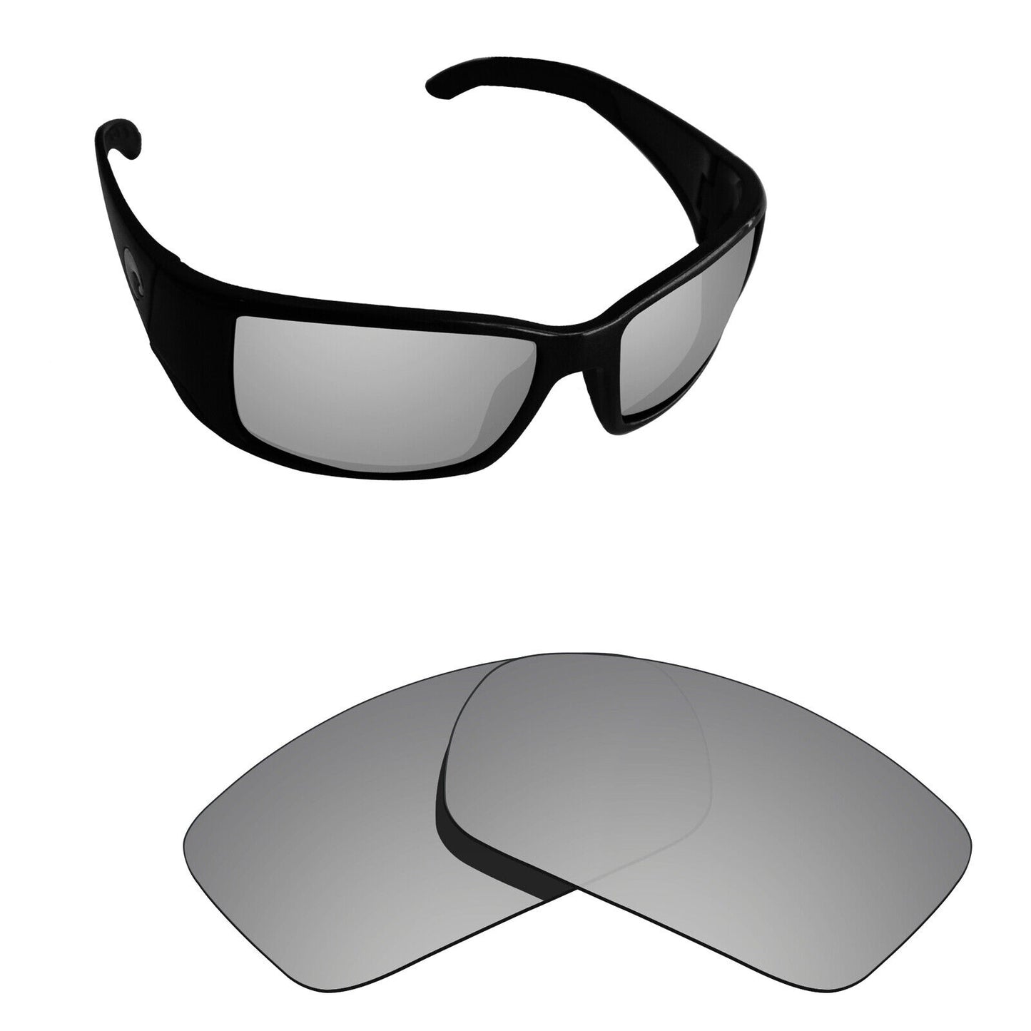 Hawkry Polarized Replacement Lenses for-Costa Blackfin Sunglass - Options