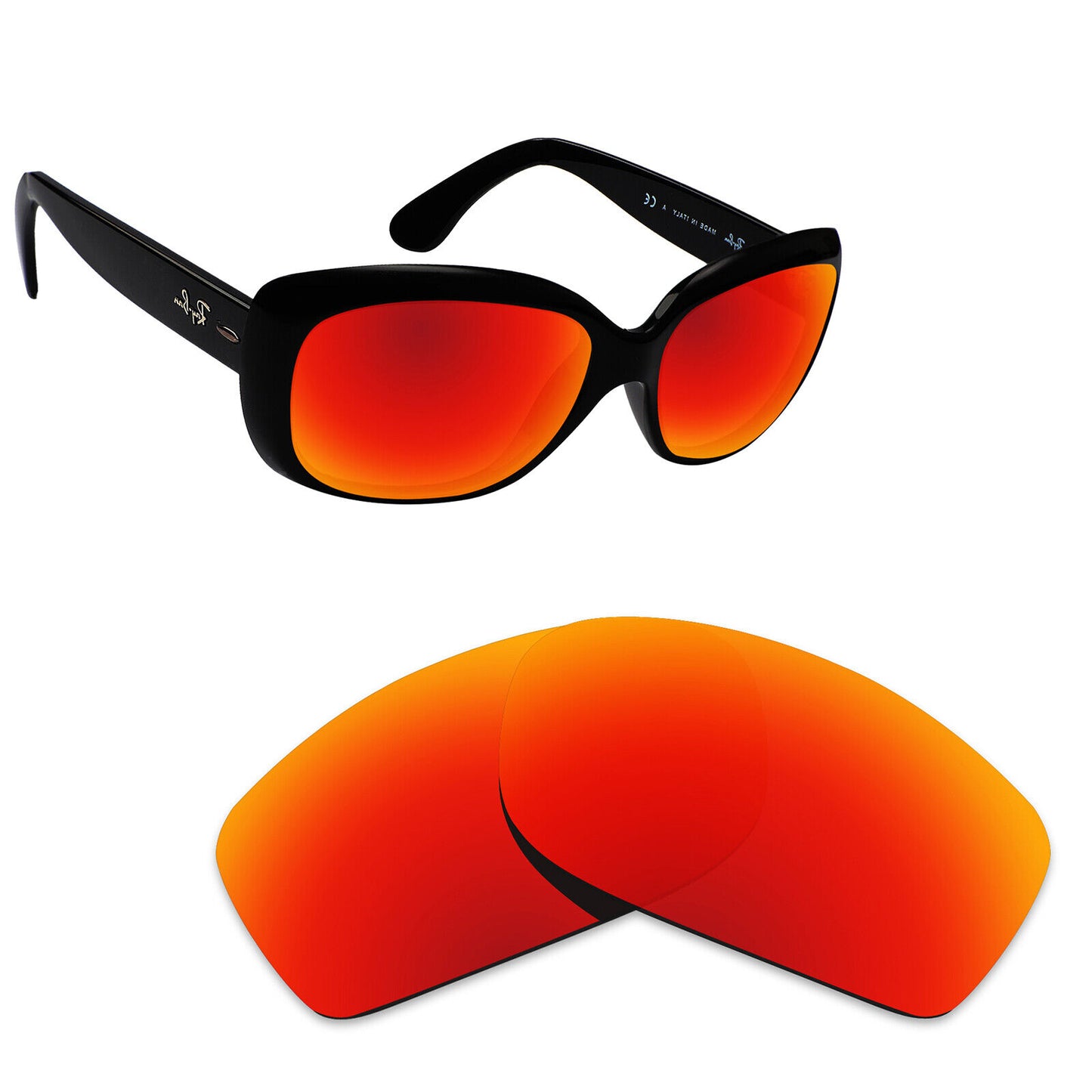 Hawkry Polarized Replacement Lenses for - RayBan-RB4101-58 Sunglass - Multiple