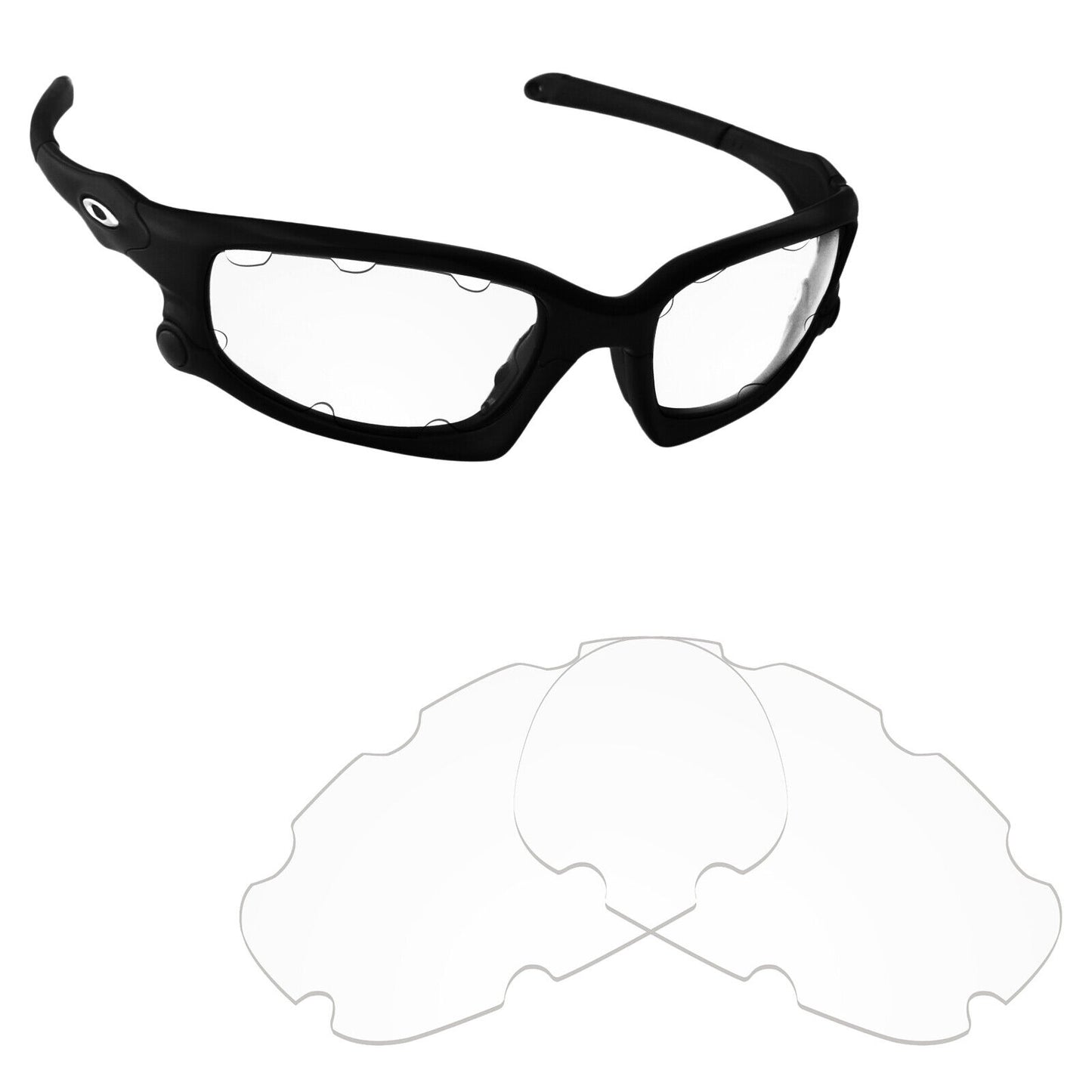 Hawkry Polarized Replacement Lens for-Oakley Split Jacket Vented OO9099 Multiple