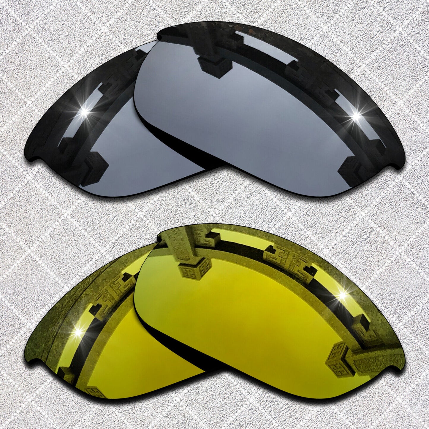 HeyRay Replacement Lenses for Half Jacket Sunglasses Polarized - Options