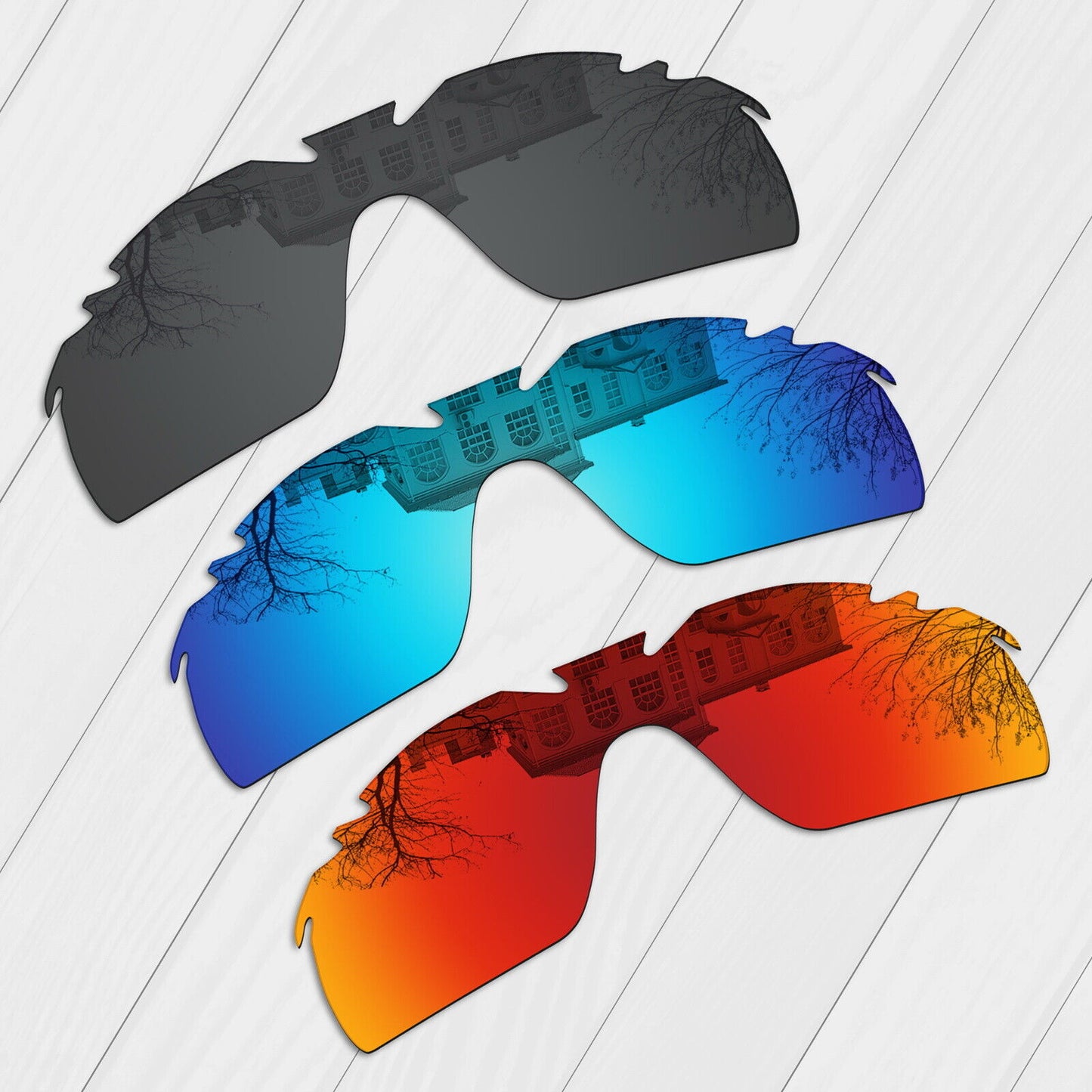POLARIZED Replacement Lens&Kit For-Oakley Radarlock XL Vented OO9196 Options