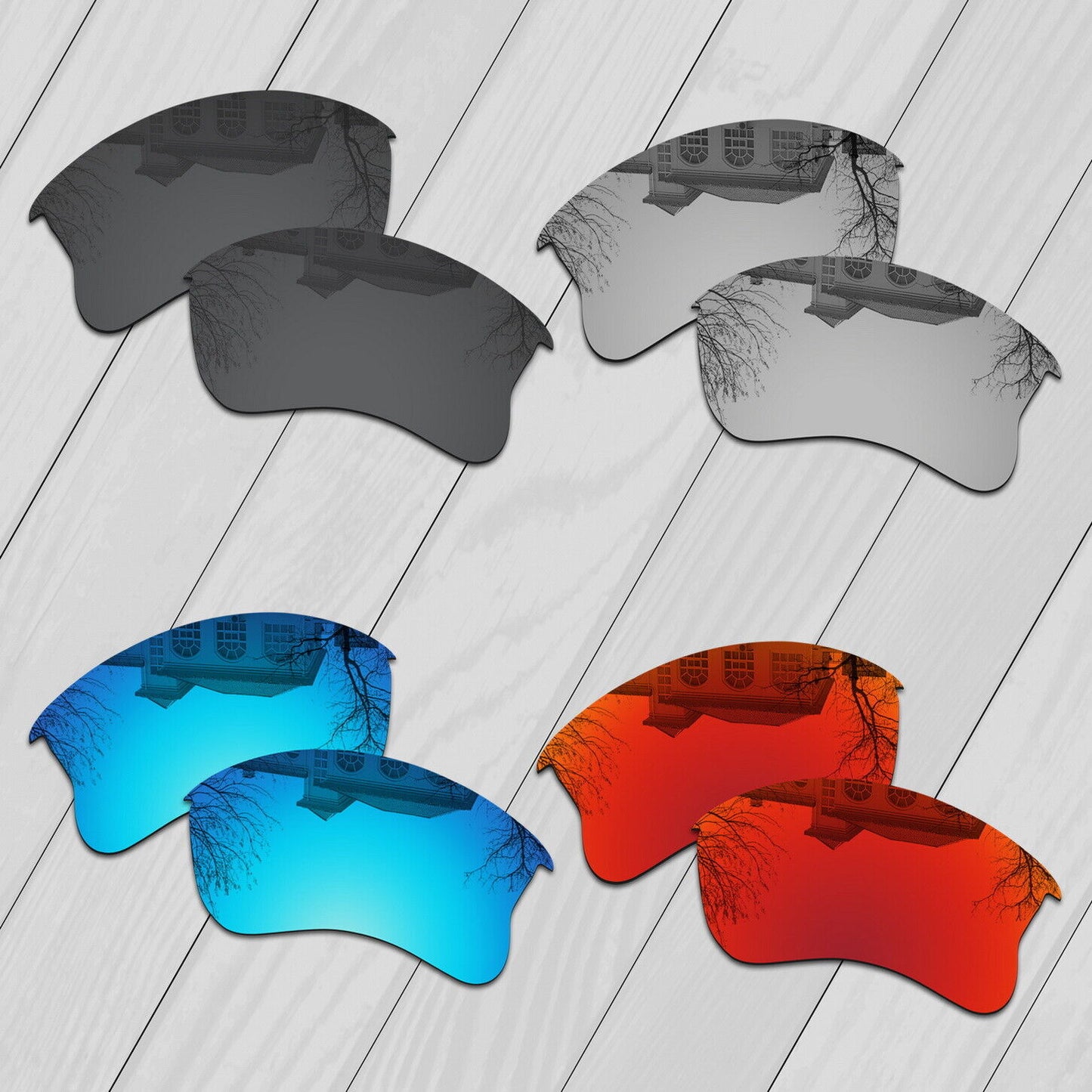 POLARIZED Replacement Lenses For-Oakley Half Jacket XLJ Anti-Scratch Options