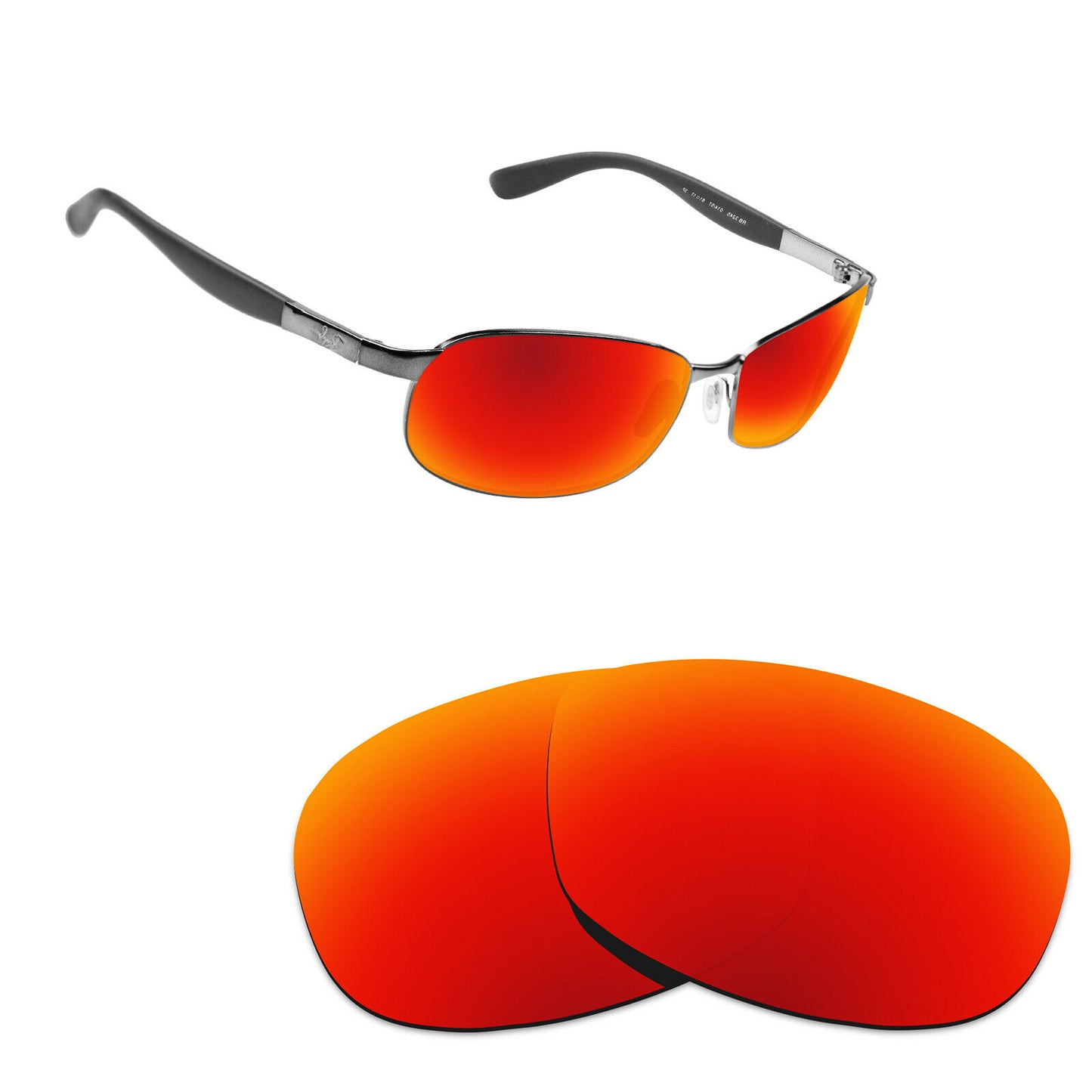 Hawkry Polarized Replacement Lenses for - RayBan-RB3245-61 Sunglass - Multiple
