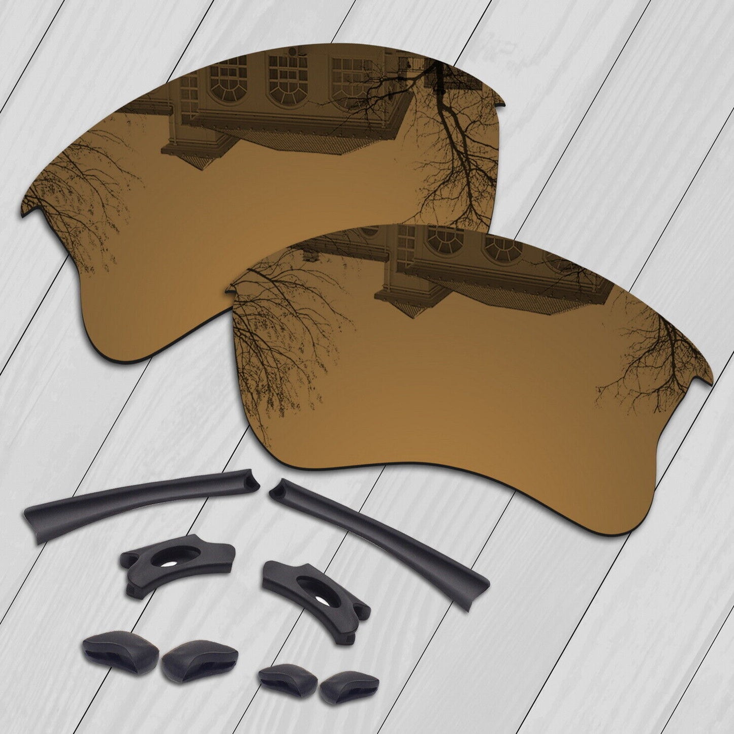 POLARIZED Replacement Lenses For-Oakley Flak Jacket XLJ & Kits Anti-Scratch Opt