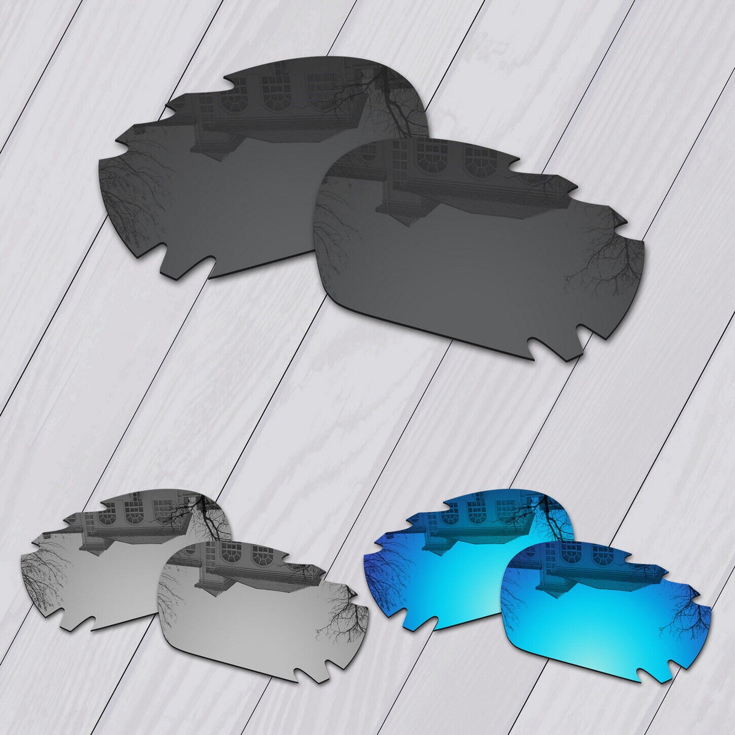 POLARIZED Replacement Lenses For-Oakley Jawbone Vented Anti-Scratch
