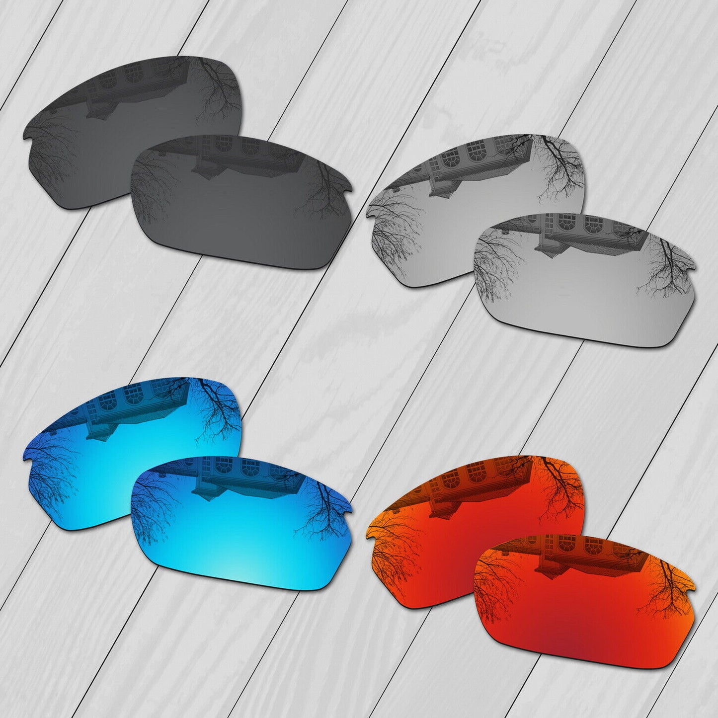 POLARIZED Replacement Lot Lenses For-Oakley Commit SQ OO9086 Anti-Scratch