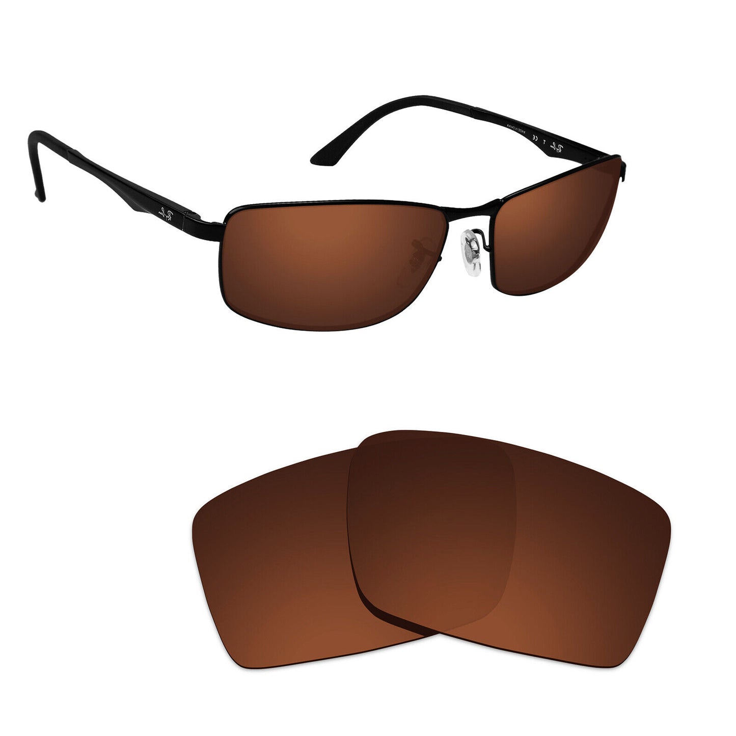 Hawkry Polarized Replacement Lenses for - RayBan-RB3498-61 Sunglass - Multiple
