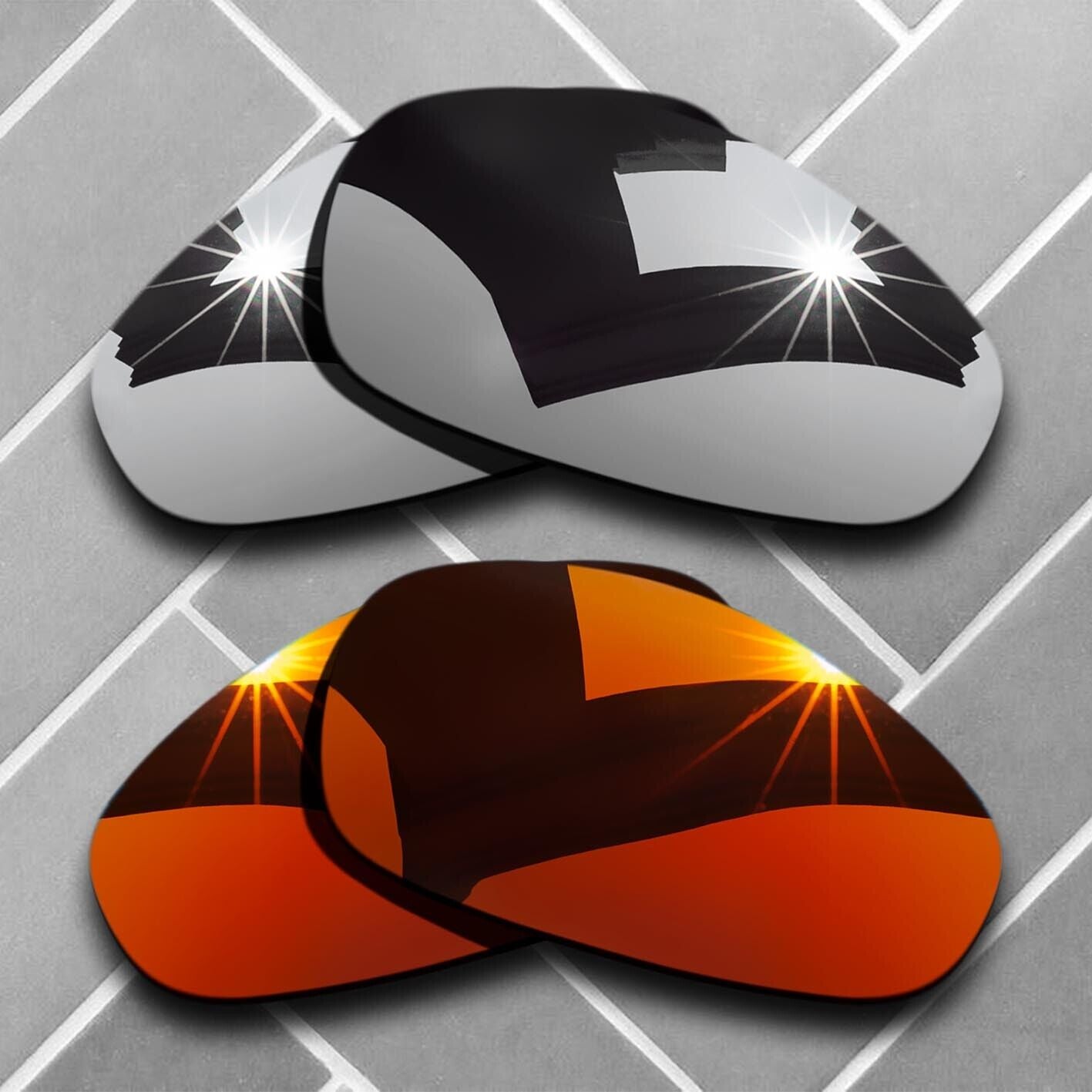 Replacement Rubber Kit Polarized Lenses for-Oakley Juliet Sunglass Choices US