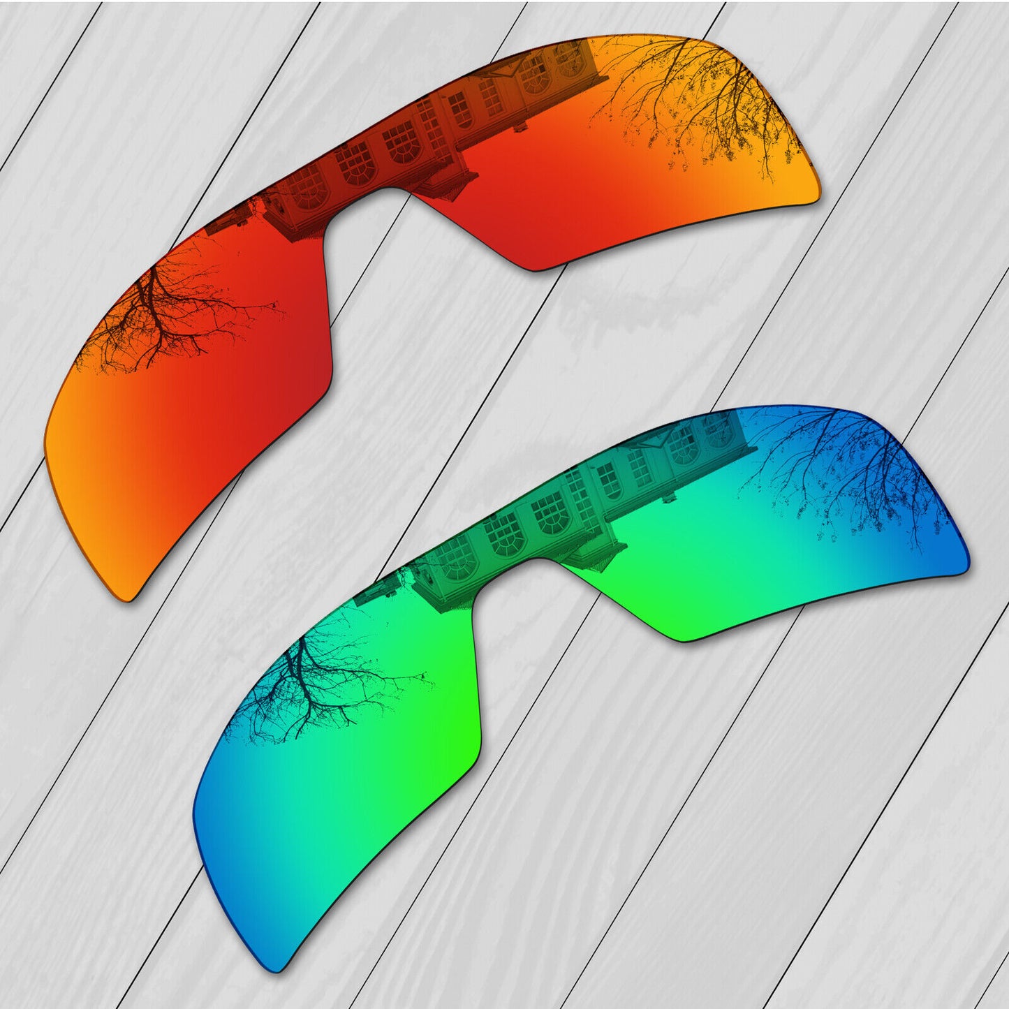 POLARIZED Replacement Lenses For-Oakley Oil Rig Sunglasses Anti-Scratch