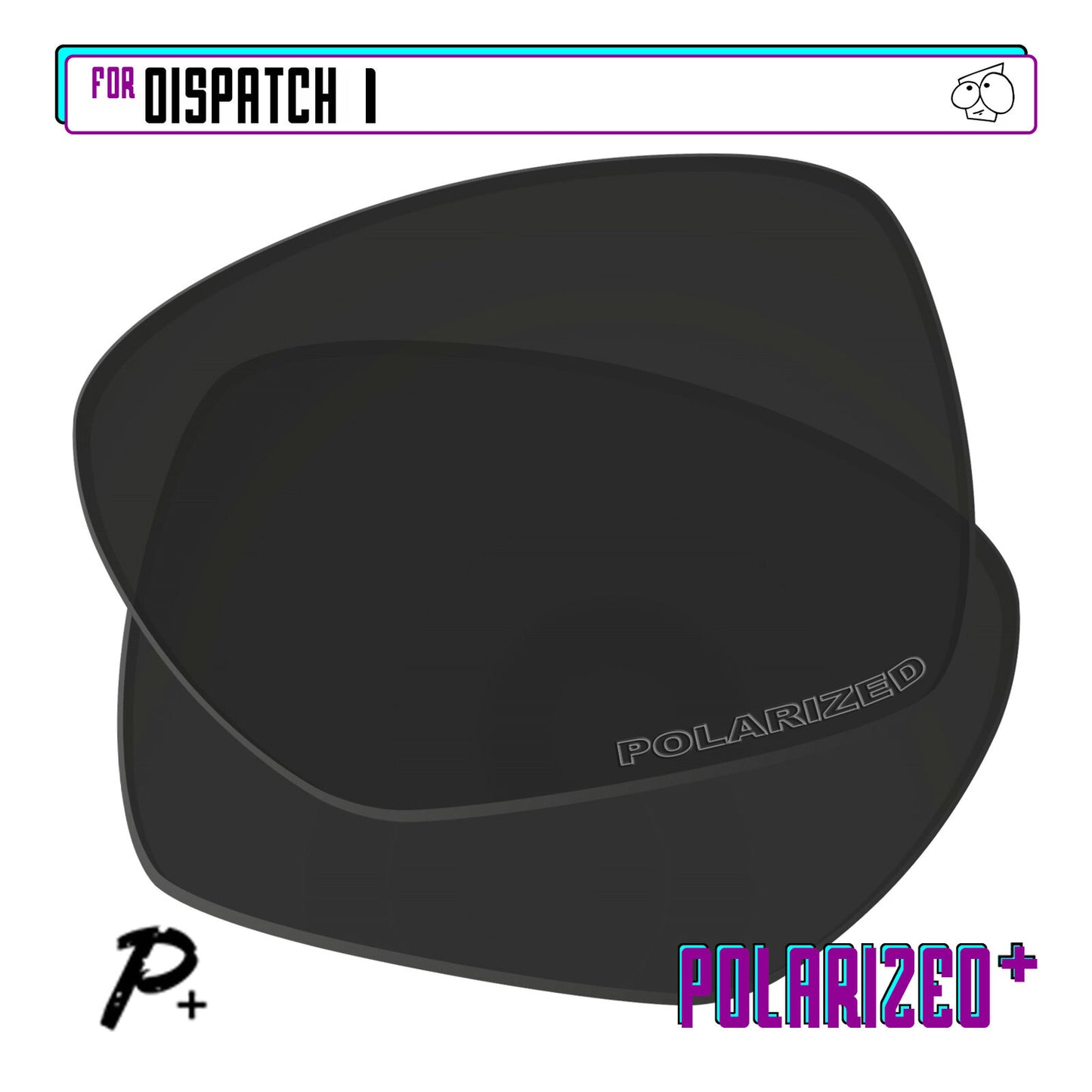 POLARIZED+ Replacement Lens For-Oakley Dispatch 1 Sunglass Anti-Scratch
