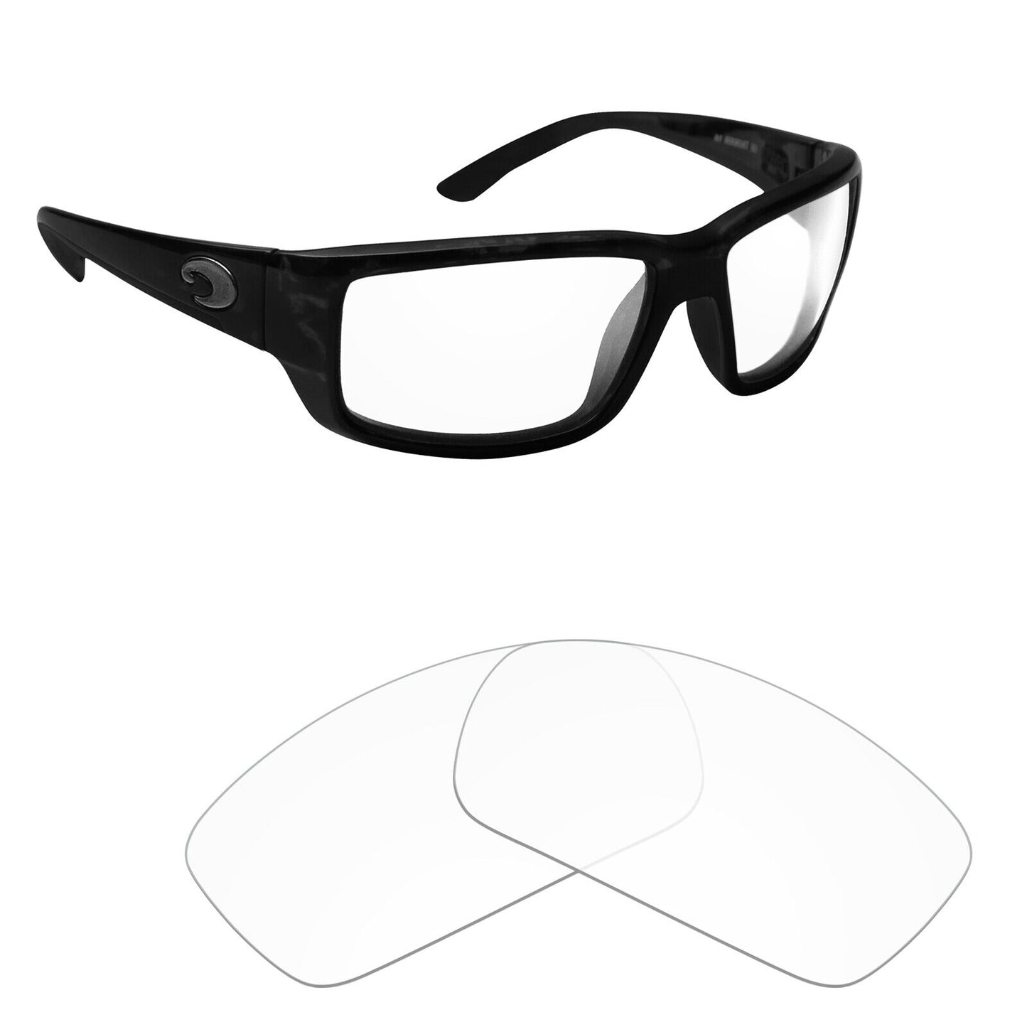 Hawkry Polarized Replacement Lenses for-Costa Fantail Sunglass - Multiple