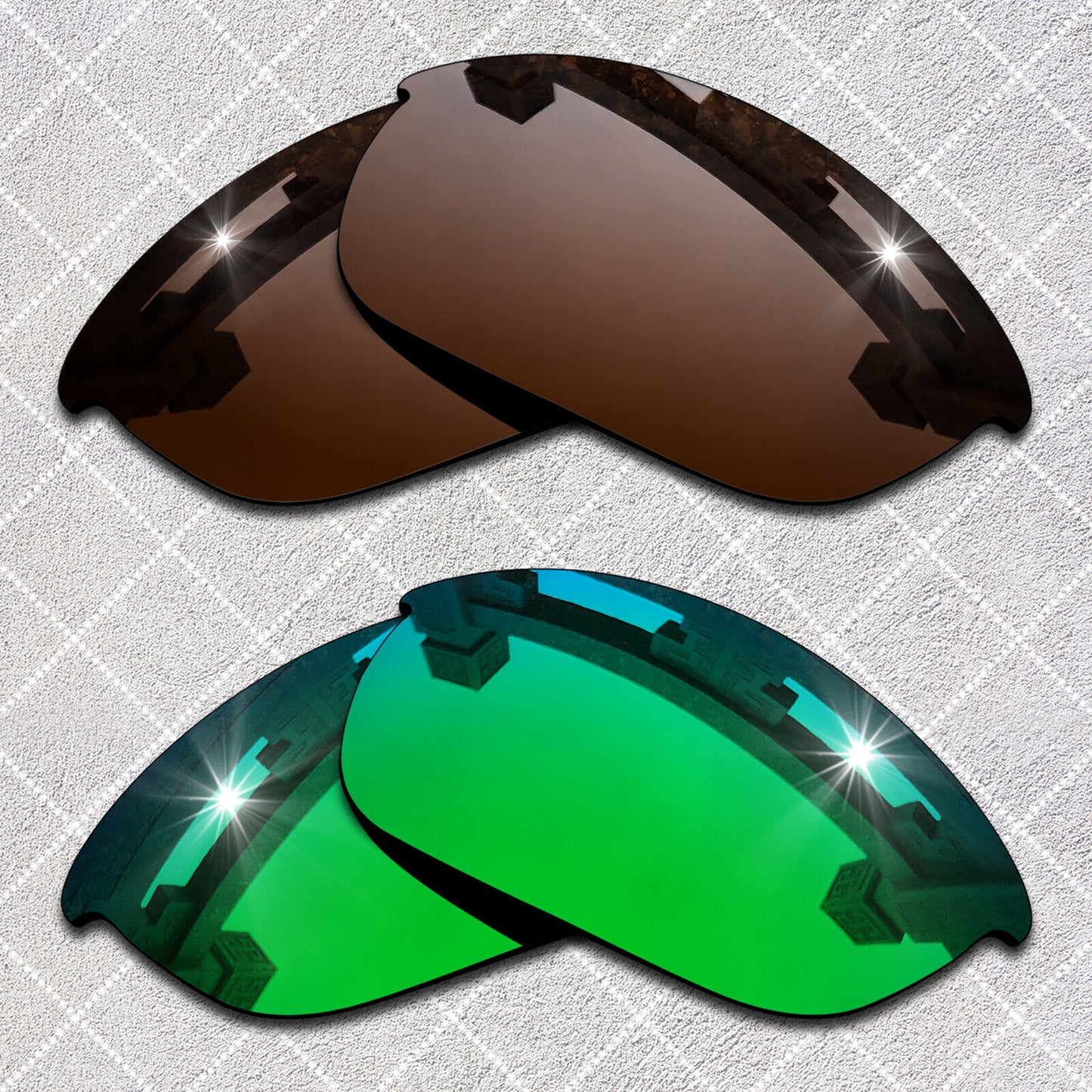 HeyRay Replacement Lenses for Half Jacket Sunglasses Polarized - Options