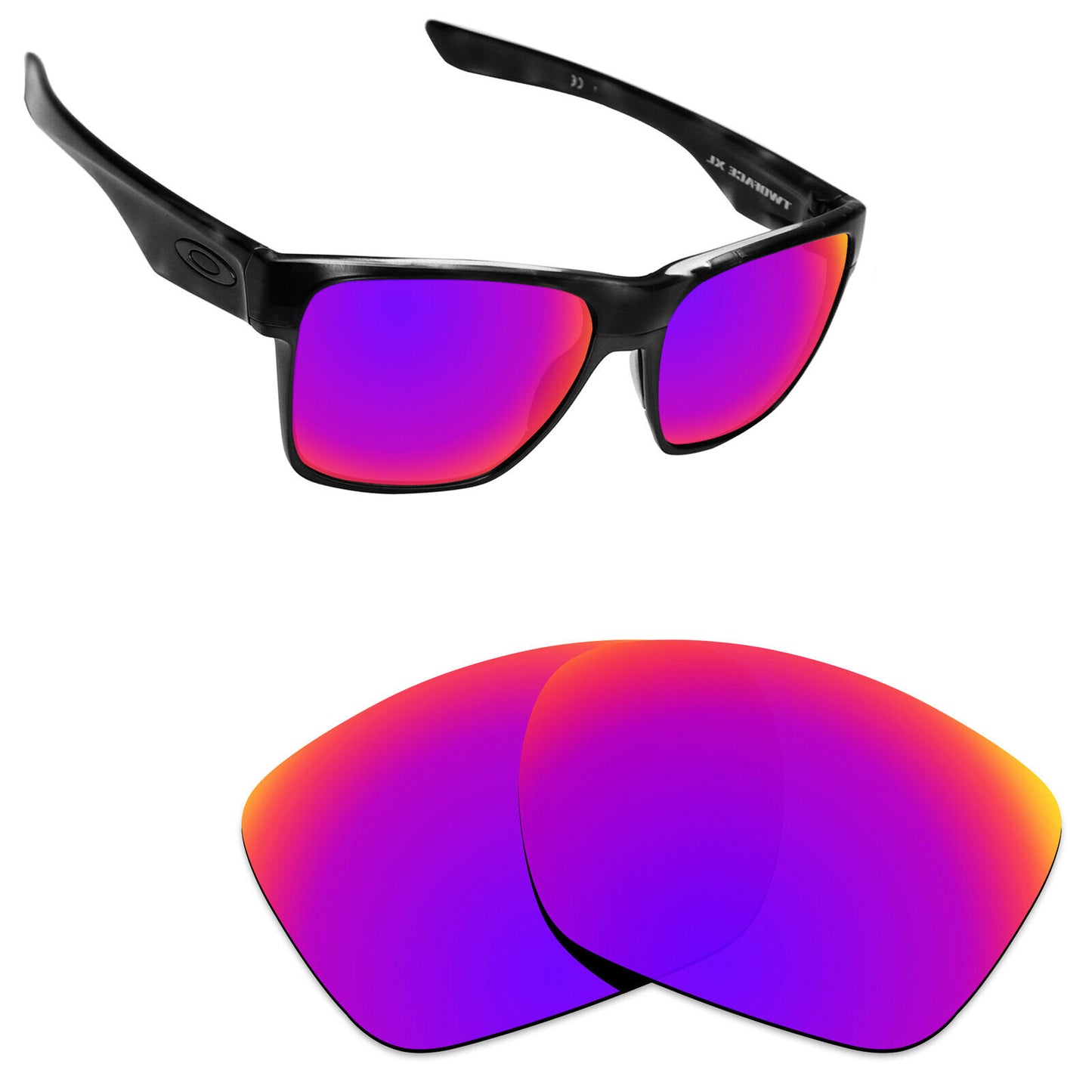 Hawkry Polarized Replacement Lenses for-Oakley Twoface XL OO9350 - Multiple