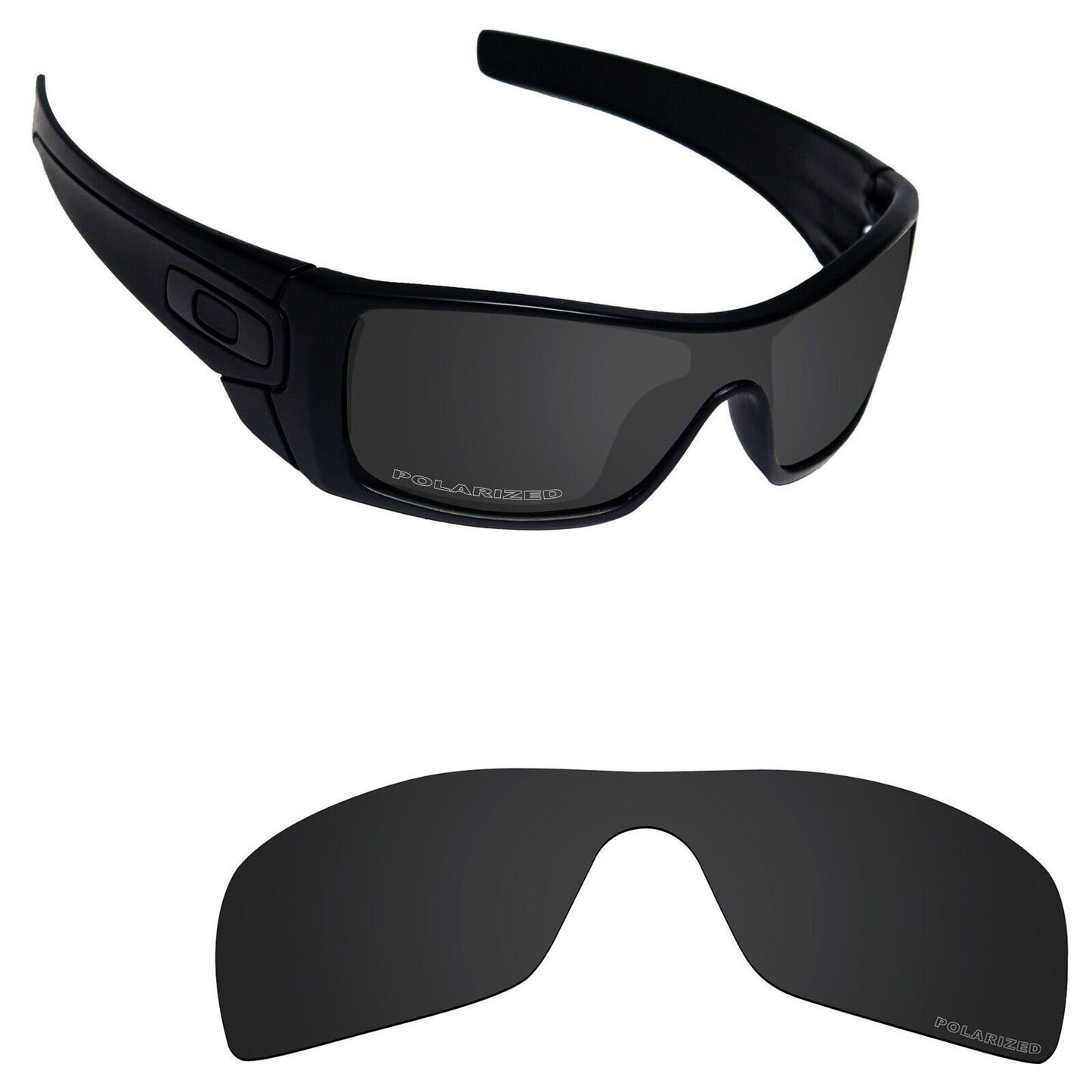 Hawkry Polarized Replacement Lenses for-Oakley Batwolf OO9101 Sunglass -Multiple