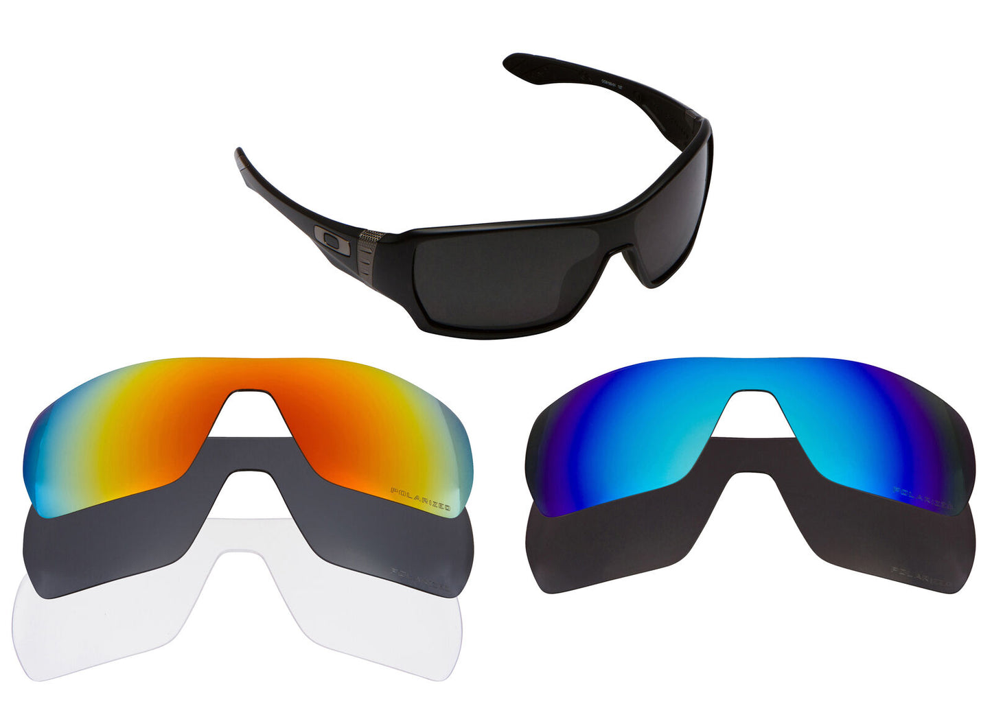 LenSwitch Replacement Lenses for Oakley Offshoot Sunglasses Multi-Color