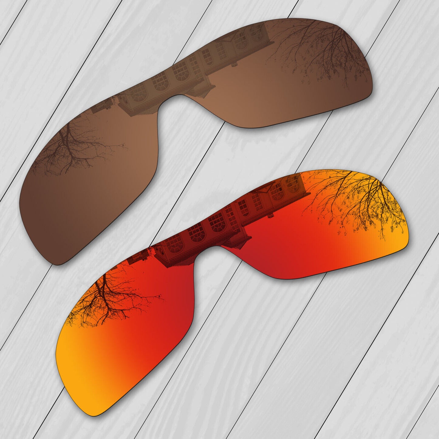 POLARIZED Replacement Lenses For-Oakley Oil Rig Sunglasses Anti-Scratch