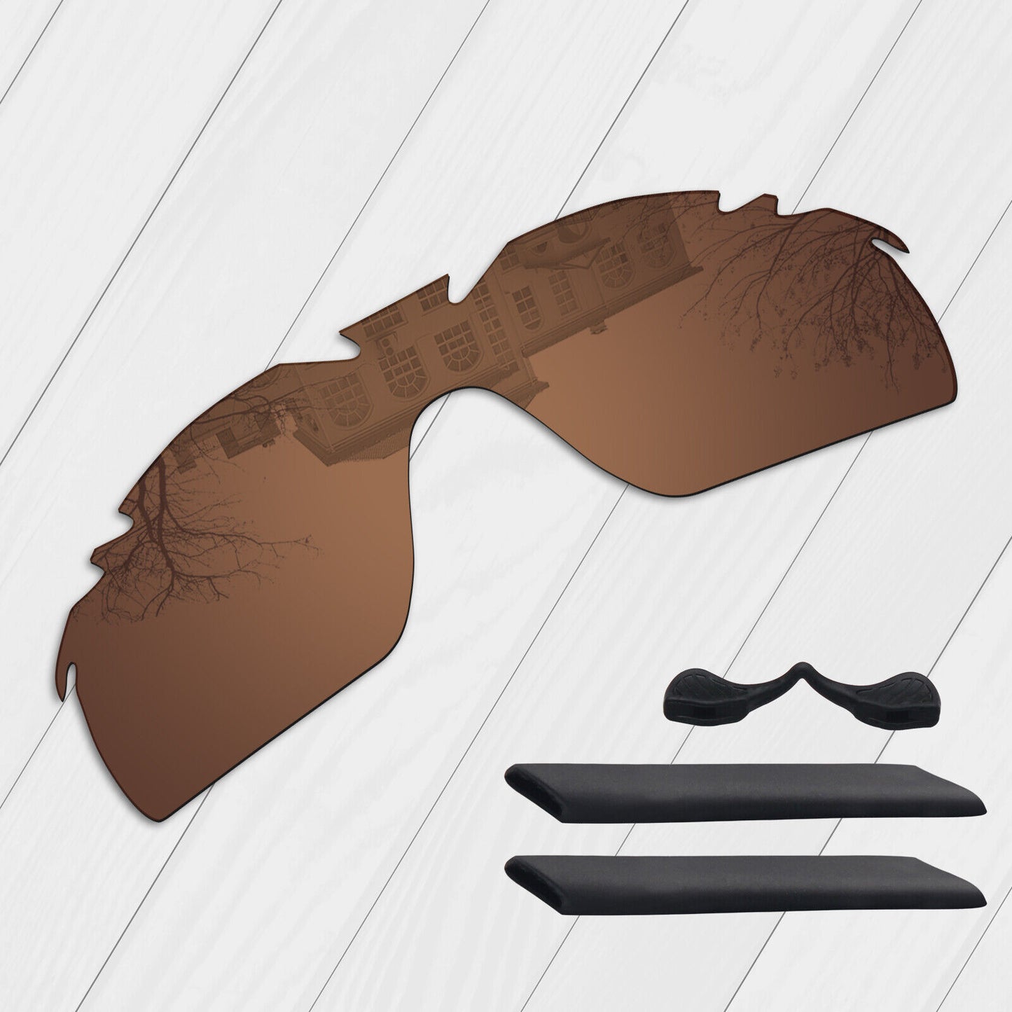 POLARIZED Replacement Lens&Kit For-Oakley Radarlock XL Vented OO9196 Options