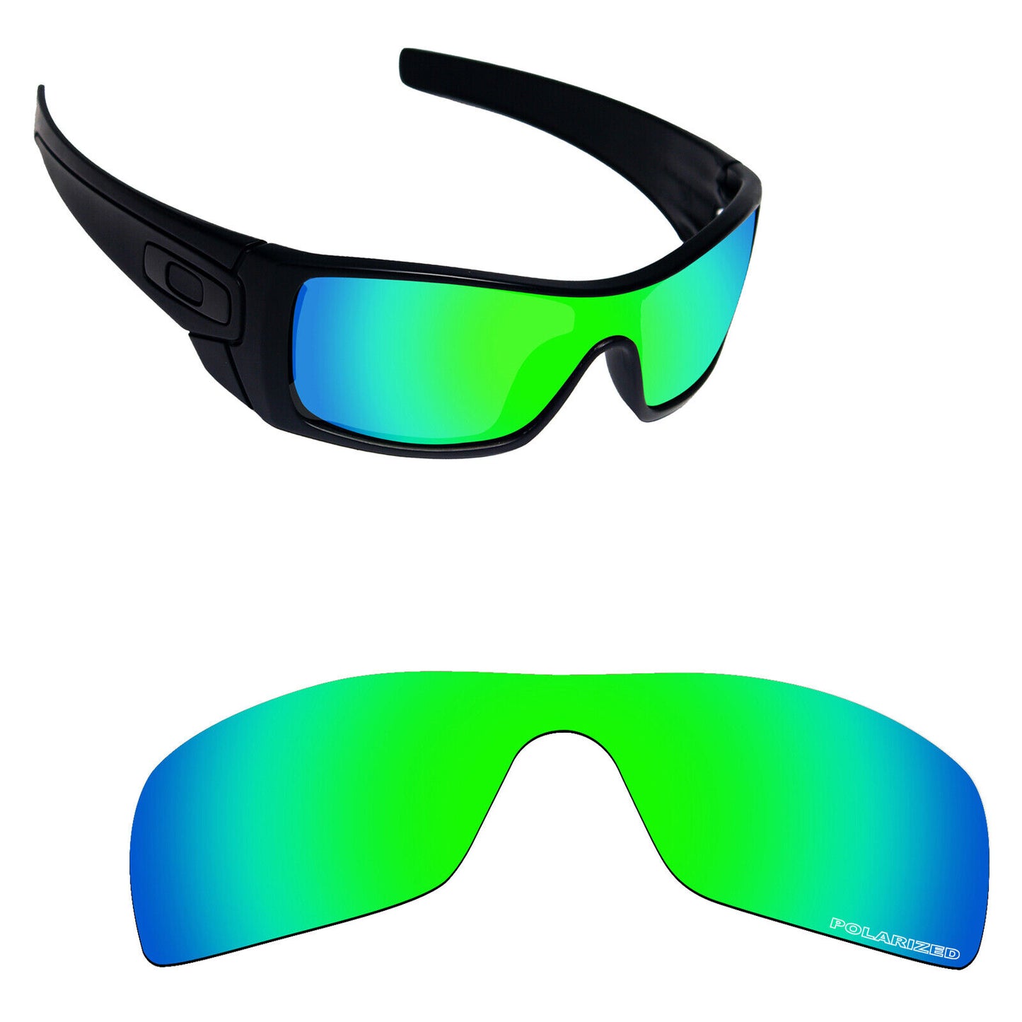 Hawkry Polarized Replacement Lenses for-Oakley Batwolf OO9101 Sunglass -Multiple