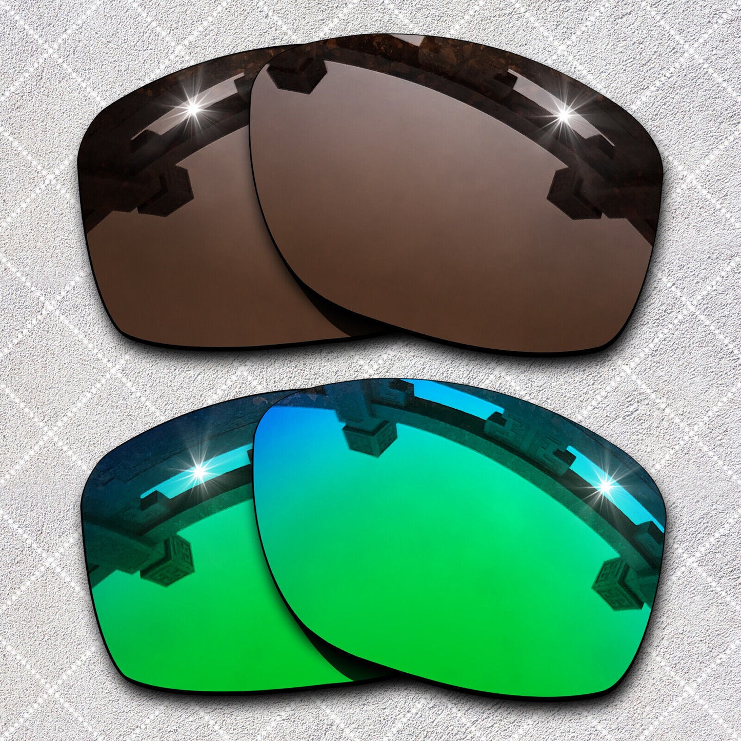 HeyRay Replacement Lenses for Pit Bull Asian Fit OO9161 Sunglasses Polarized-Opt