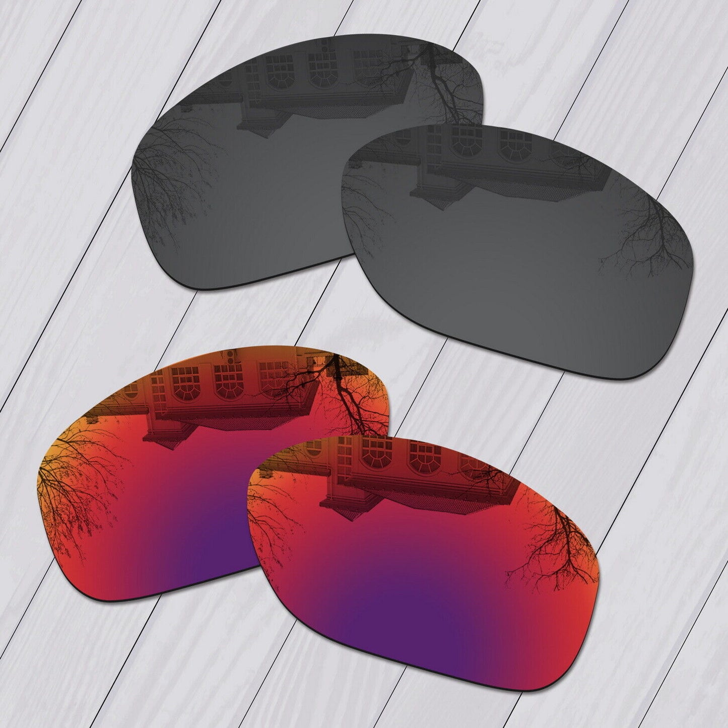 POLARIZED Replacement Lot Lenses For-Oakley Pit Bull OO9127 Anti-Scratch