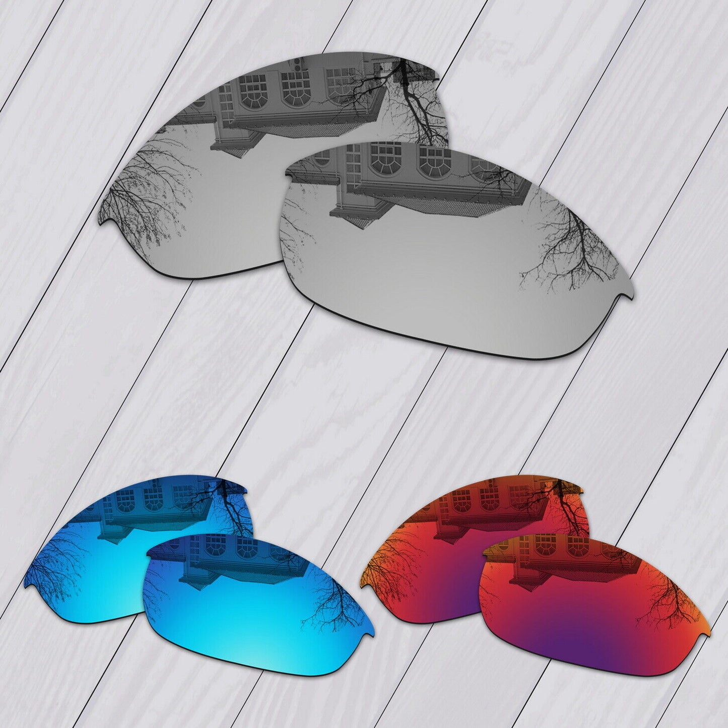 POLARIZED Replacement Lenses&Kit For-Oakley Half Jacket Sunglasses Anti-Scratch