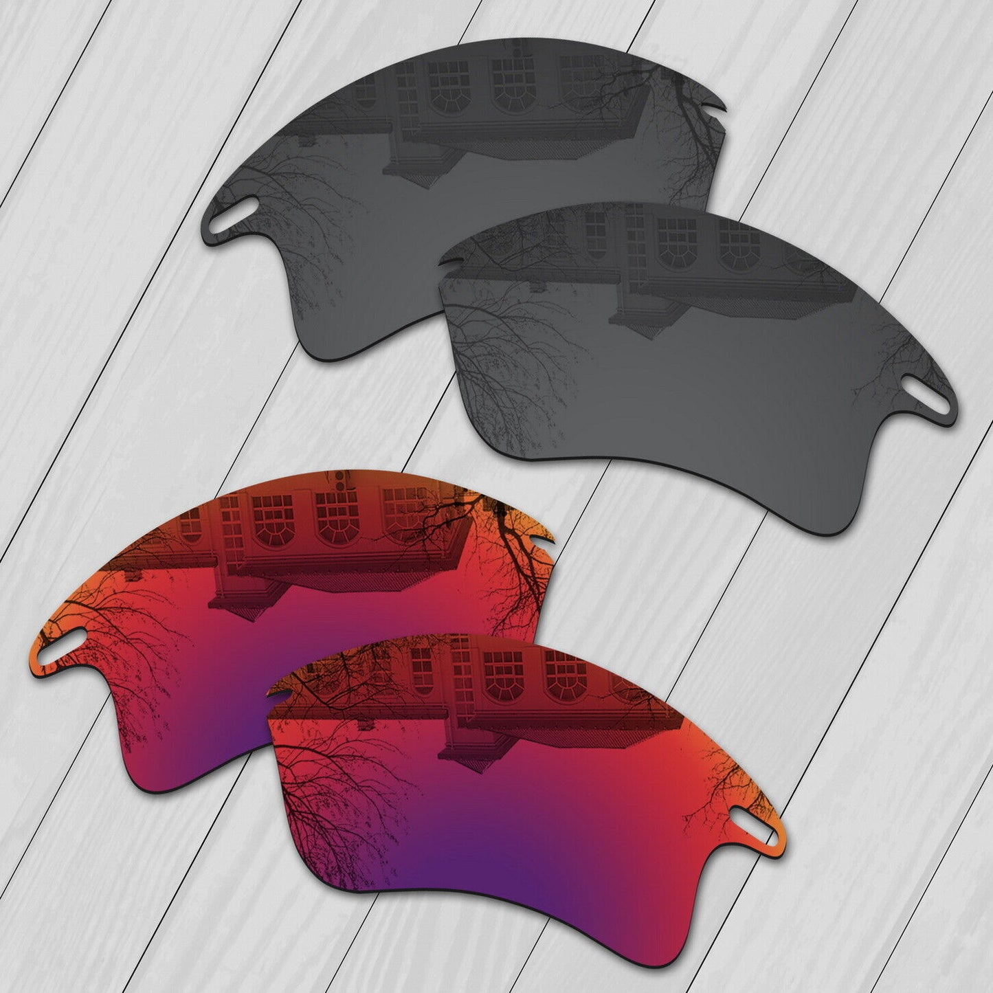 POLARIZED Replacement Lenses For-Oakley Fast Jacket XL OO9156 Anti-Scratch