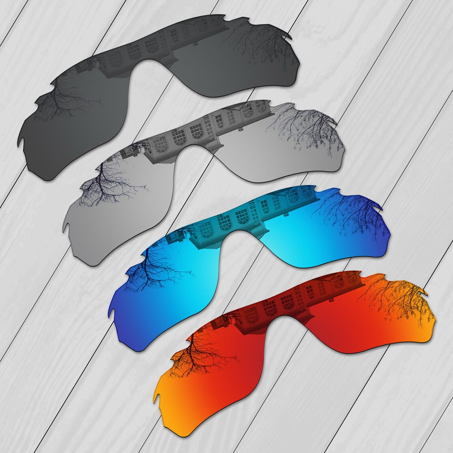 POLARIZED Replacement Lens & Kit For-Oakley RadarLock Edge Vented OO9183 Options