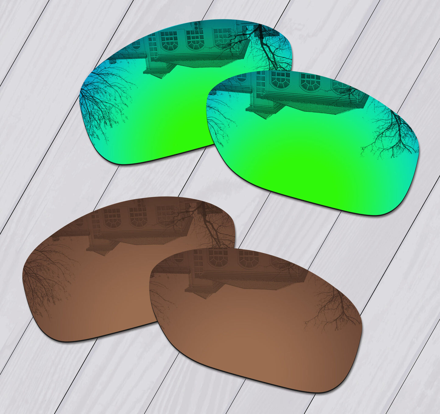 POLARIZED Replacement Lot Lenses For-Oakley Pit Bull OO9127 Anti-Scratch