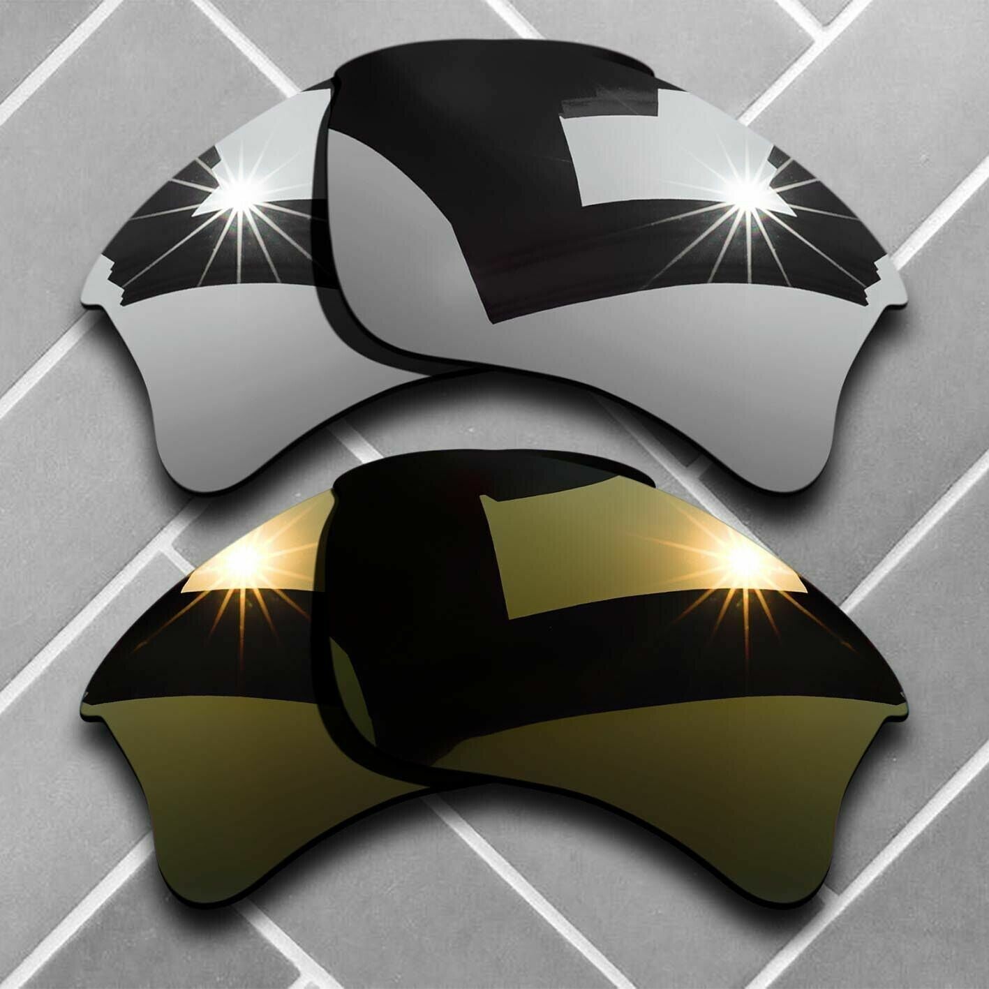 Polarized Replacement lenses for-Oakley Flak Jacket XLJ Anti-Scratch Choices US