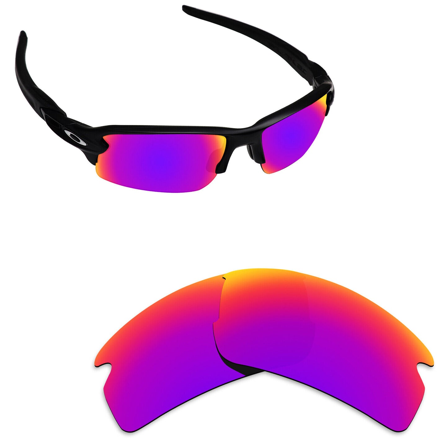 Hawkry Polarized Replacement Lens for-Oakley Flak 2.0 OO9295 Sunglass - Multiple