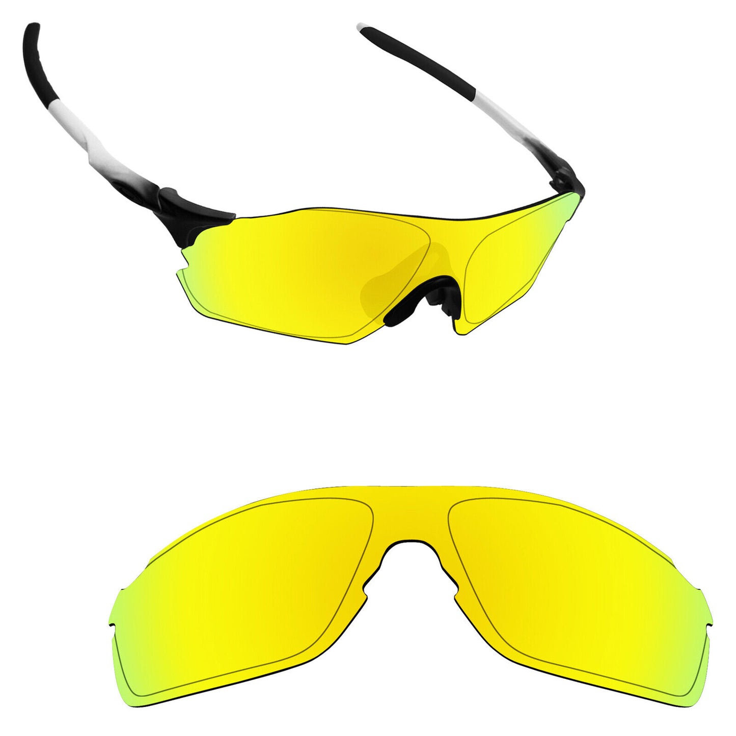 Hawkry Polarized Replacement Lenses for-Oakley EVZero Pitch OO9383 - Multiple