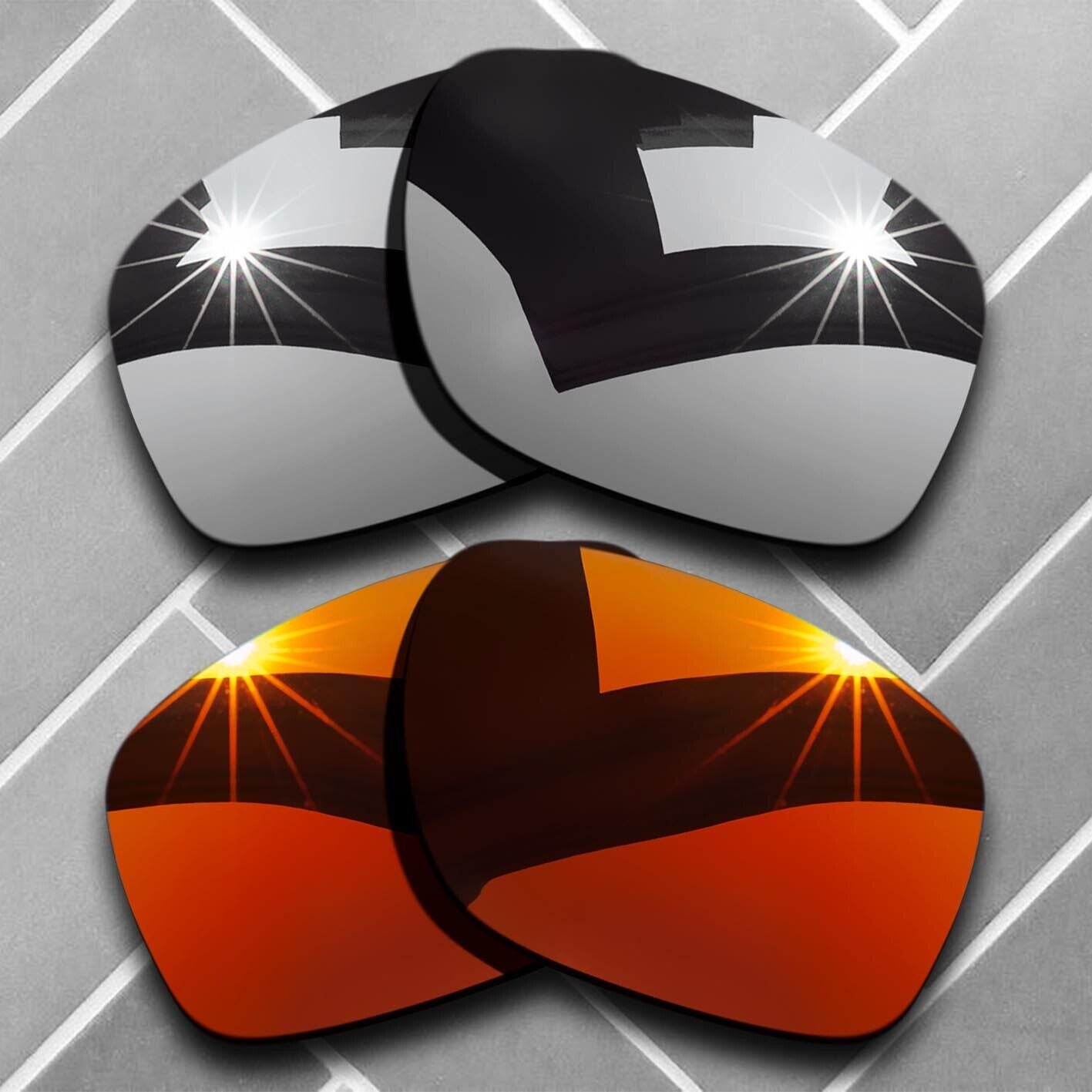 Polarized Anti-Scratch Replacement Lenses for-Oakley Sliver OO9262 Choices US