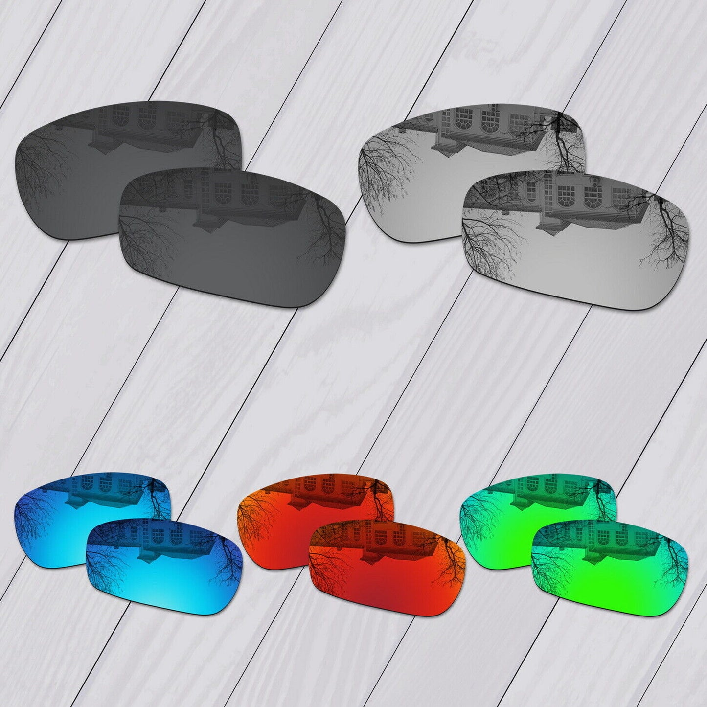 POLARIZED Replacement Lens&Kit For-Oakley Crosshair 2.0 OO4044 Anti-Scratch